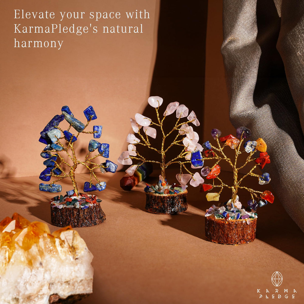 Crystal Tree Set of 12 Unique Birthday Gifts for Women - KARMAPLEDGE Official Imagery - 7