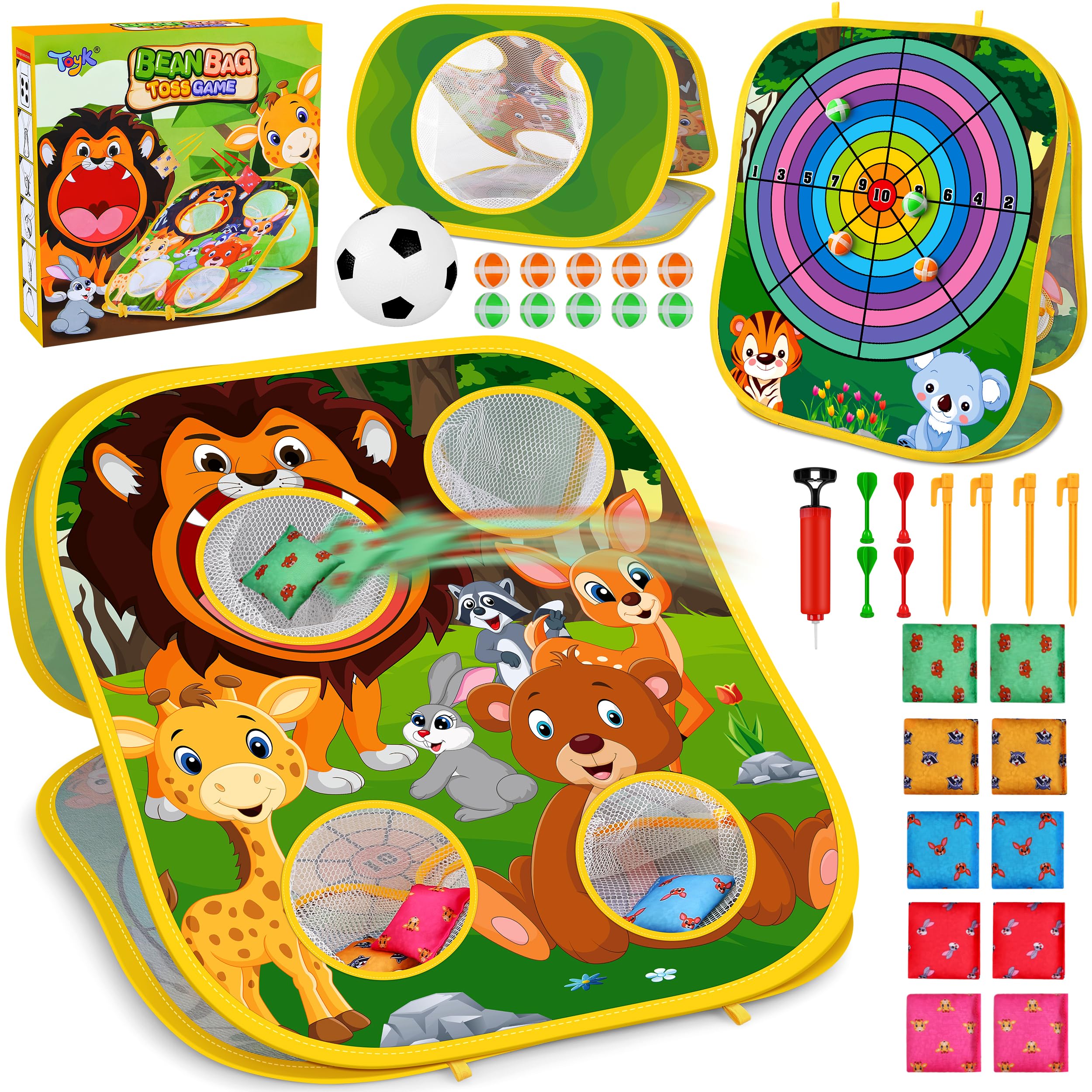 Animal Bean Bag Toss Game Toy Outdoor Toss Game - Product Imagery