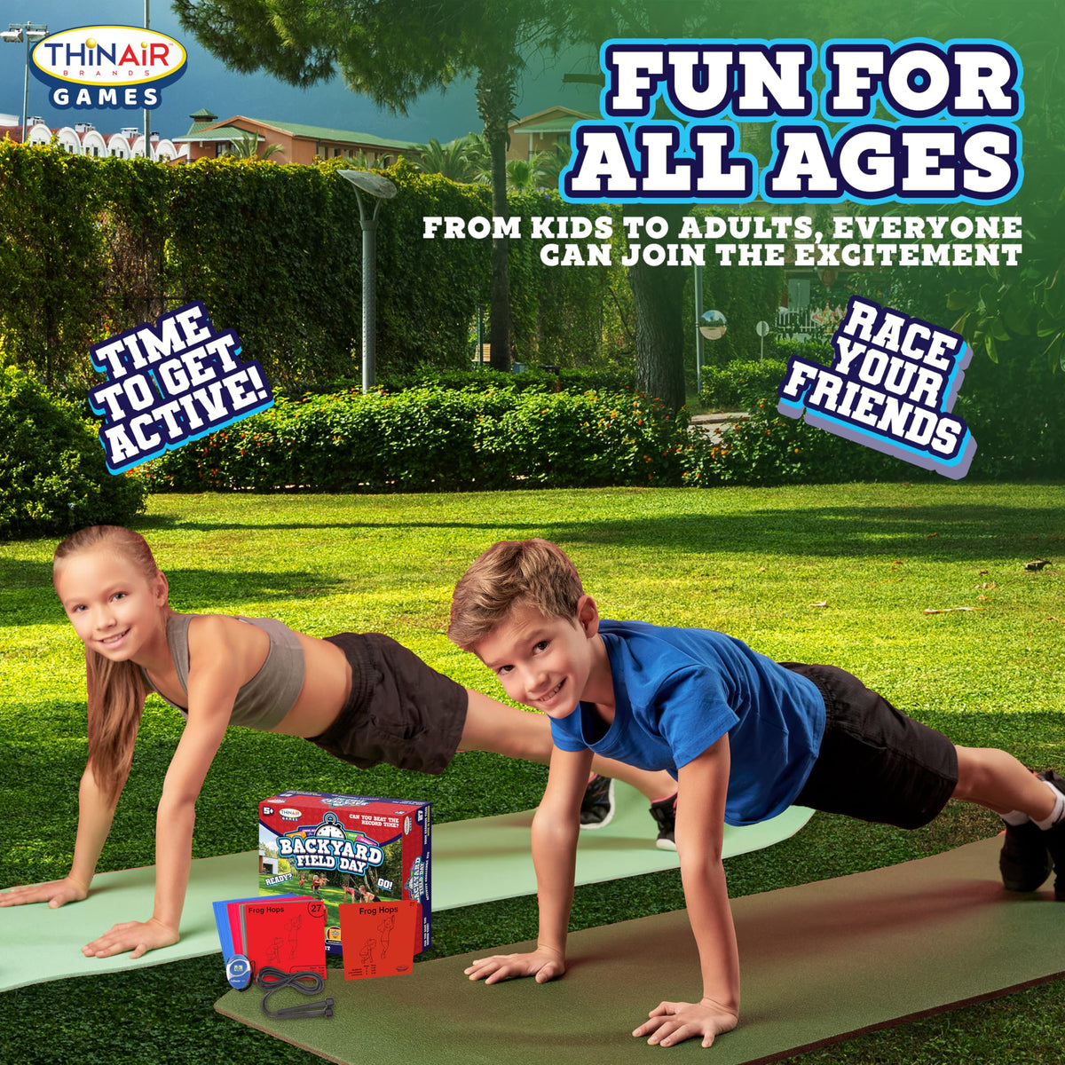 Backyard Field Day Obstacle Course Game 27 Double Sided Foam - Playful Minds Official Imagery - 8