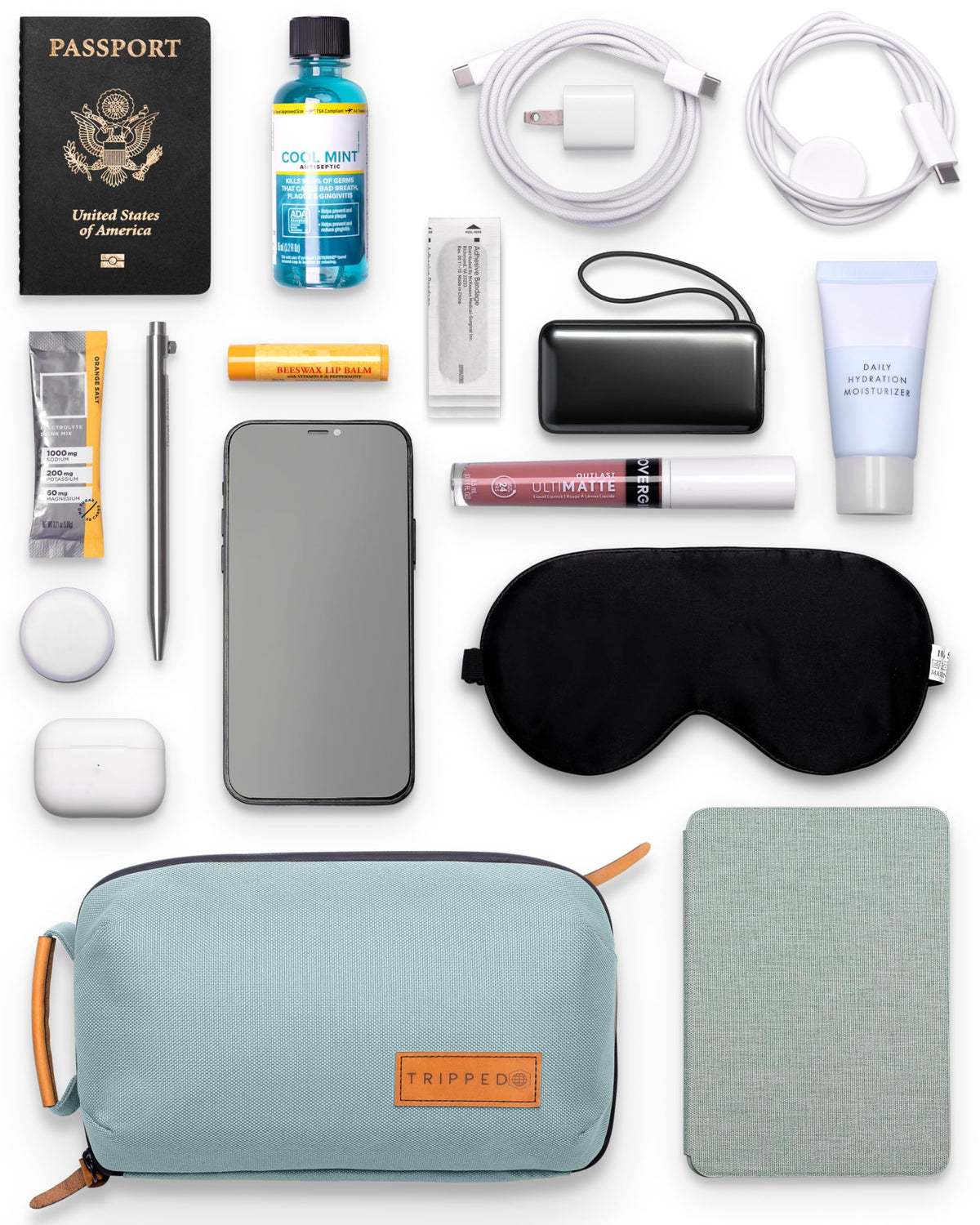 TRIPPED Travel Gear Tech Organizer Pouch for Accessories and - TRIPPED Travel Gear Official Imagery - 3