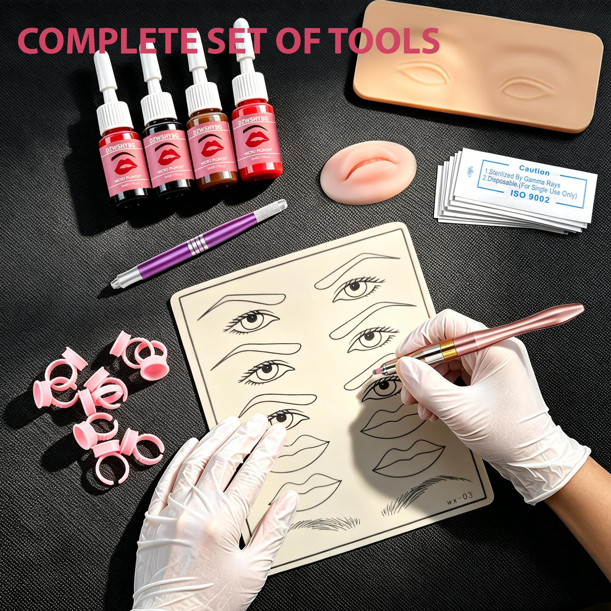 PMU Microblading Pen Kit for Beginners - DZWSHYBG Official Imagery - 6