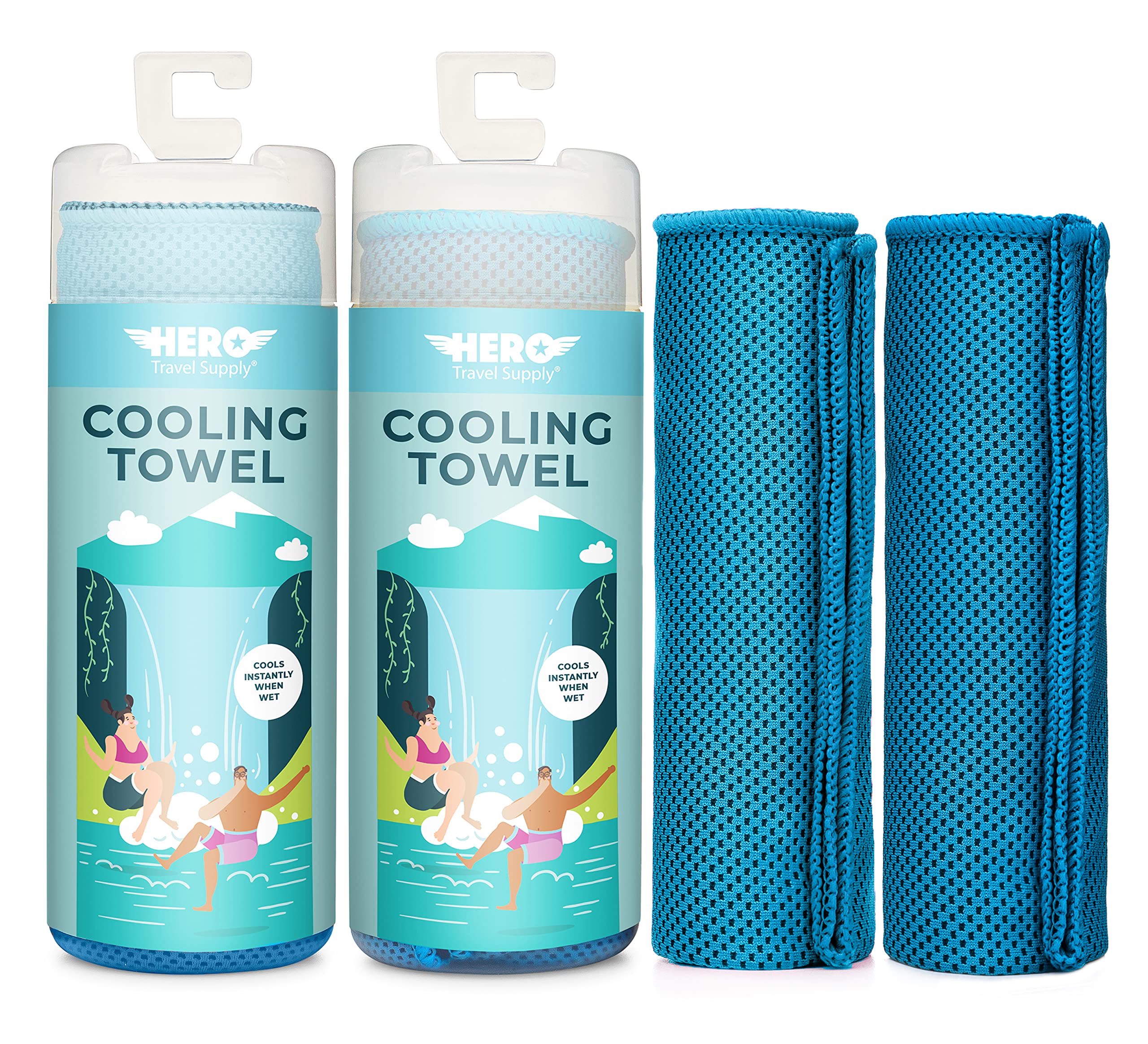 Hero Travel Supply Hero Cooling Towel for Travel, Hiking, Sports, Yoga - View 10
