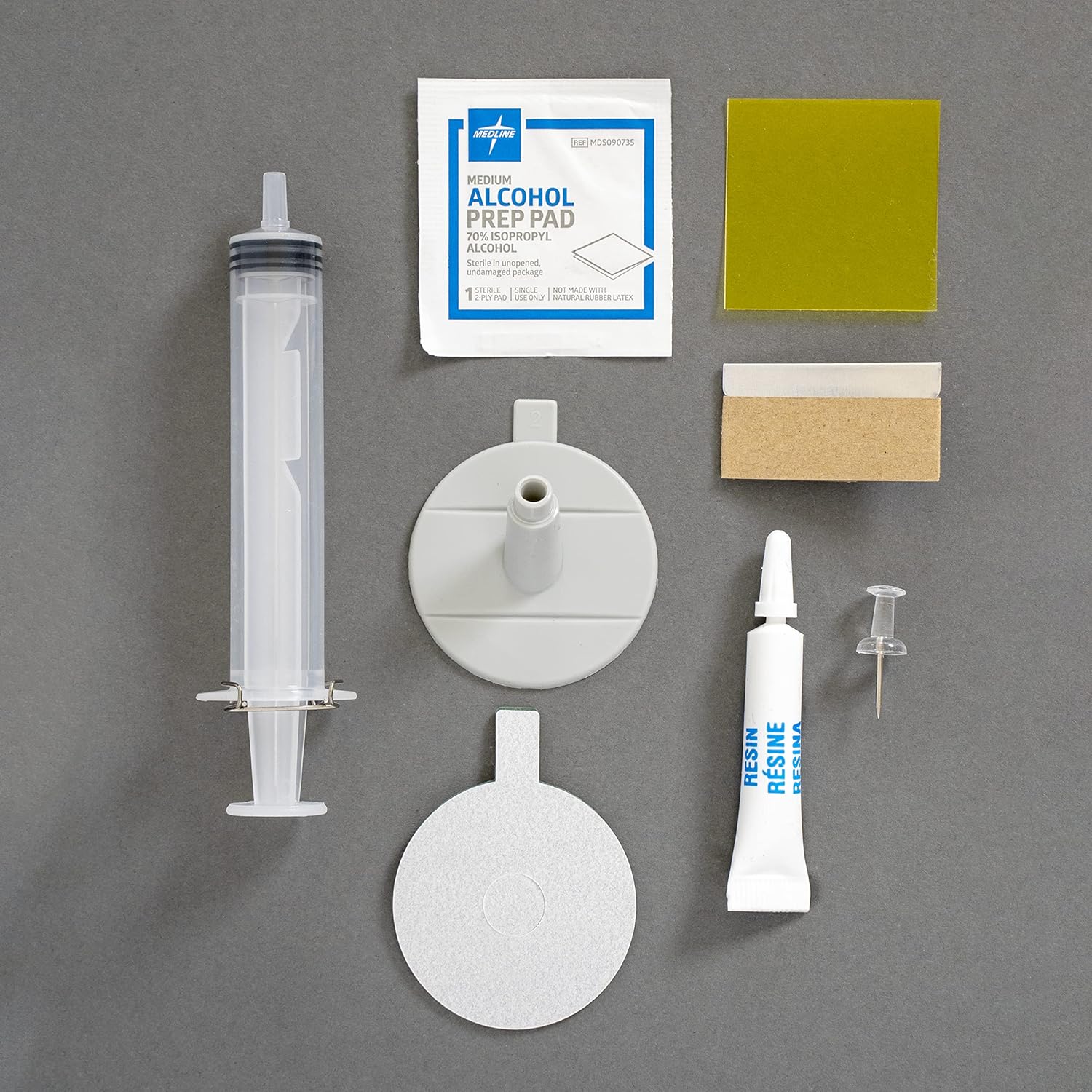 J-B Weld Windshield Saver Repair Kit with 0.025 fl oz syringe for crack and chip repair on vehicle windshields.