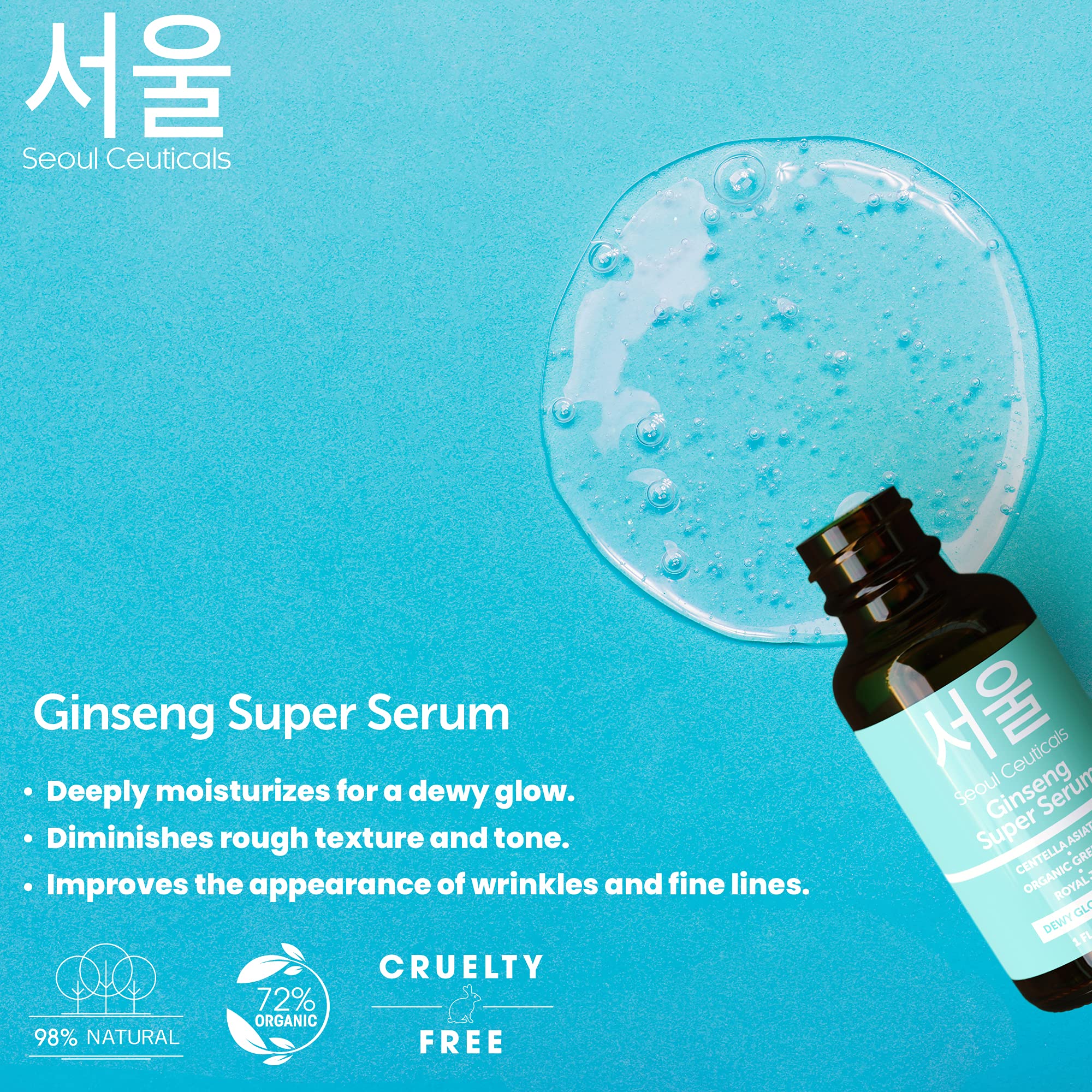 SeoulCeuticals Ginseng Super Serum for Glass Skin - SeoulCeuticals Official Product View 3