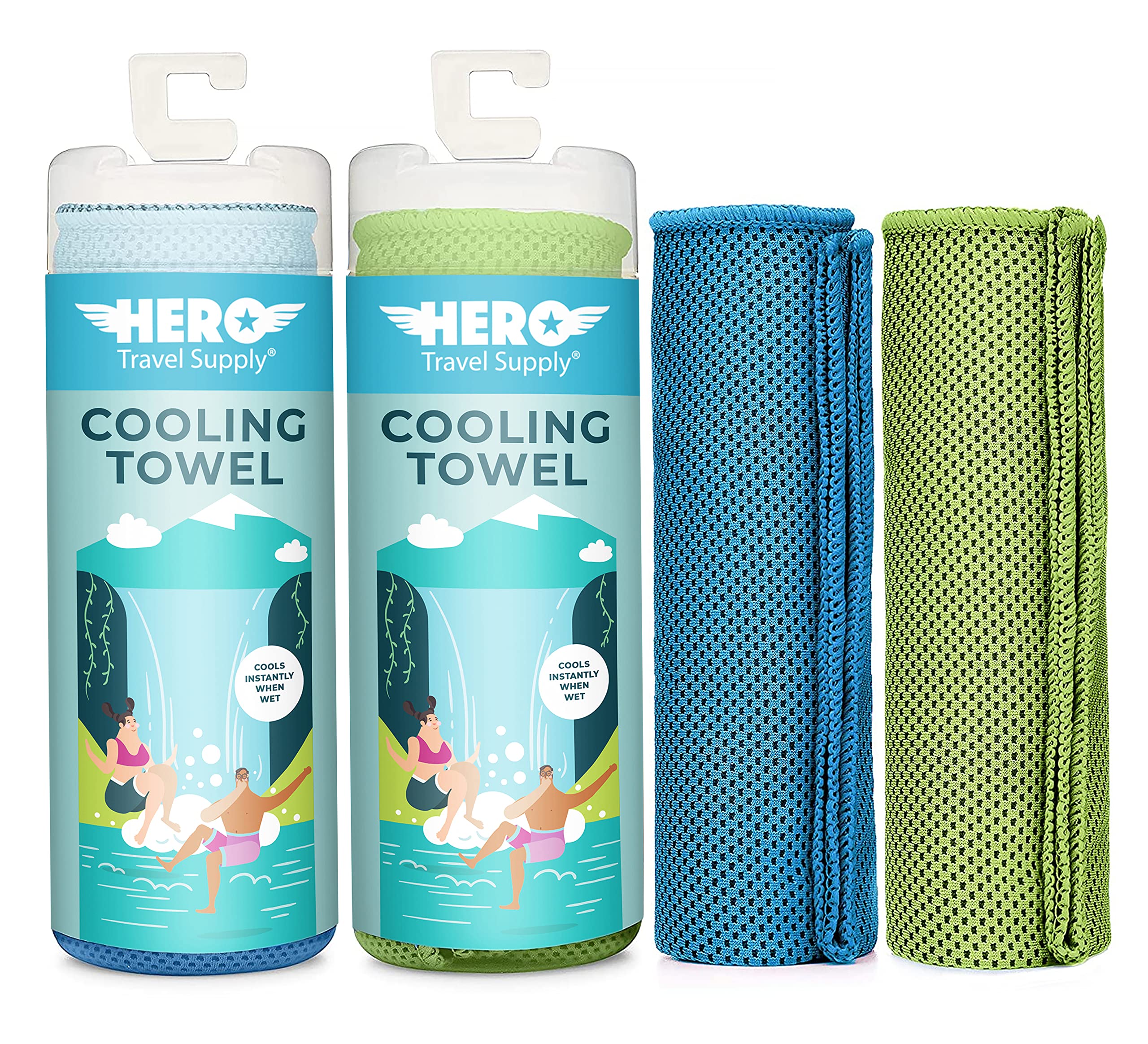 Hero Travel Supply Hero Cooling Towel for Travel, Hiking, Sports, Yoga - View 1