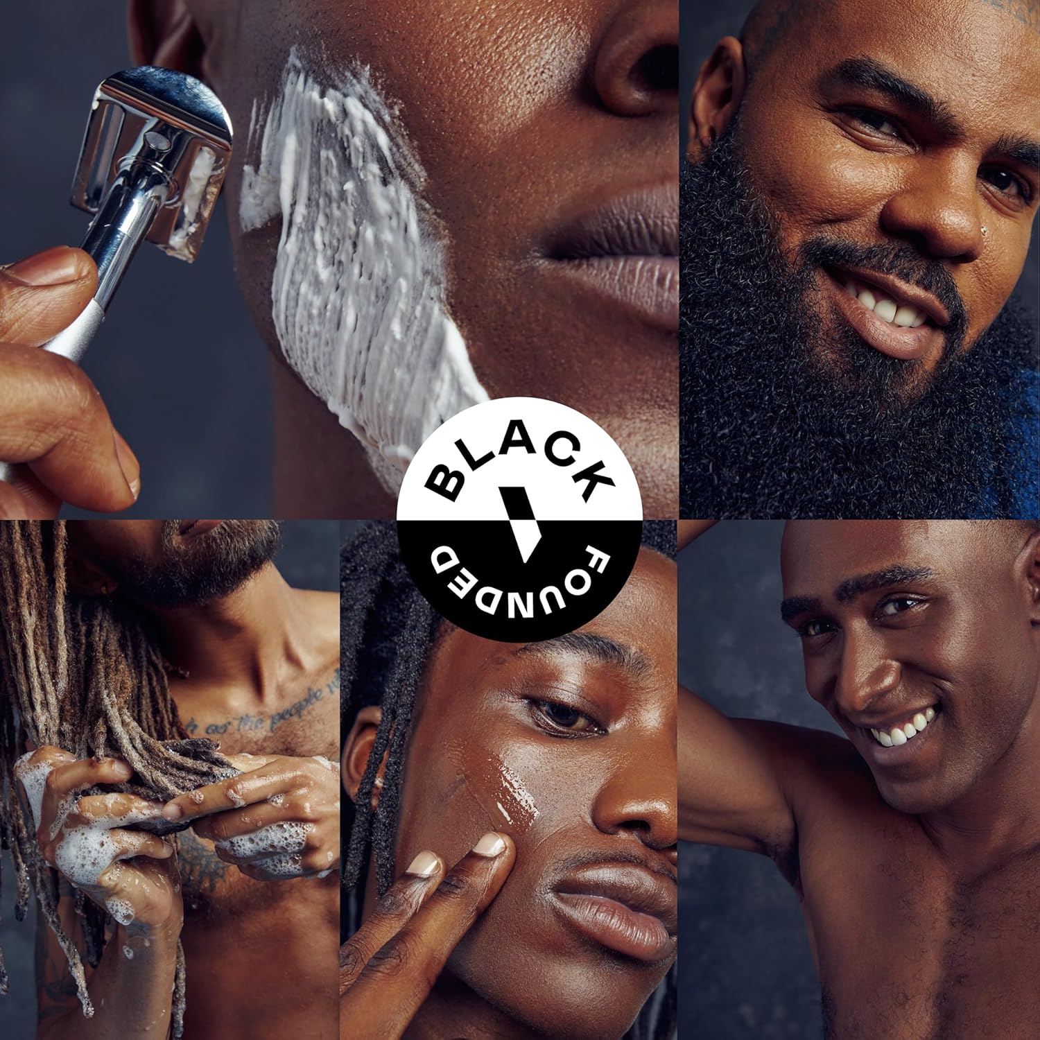 Bevel men's facial skincare set with cleanser, moisturizer, and grooming products for a complete skincare routine.