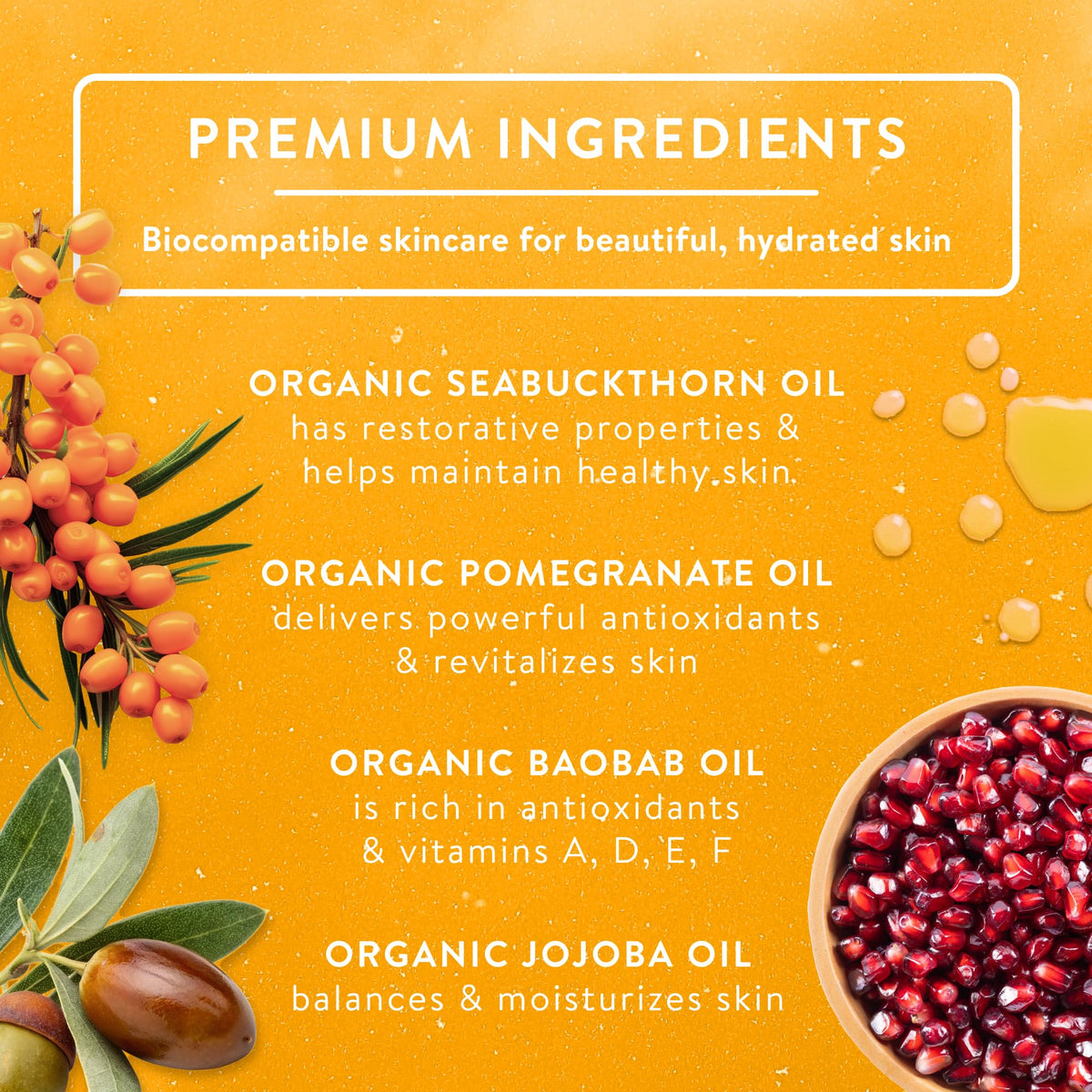 Badger Organic Seabuckthorn Face Oil Antioxidant Rich Vegan - Badger Official Imagery - 4