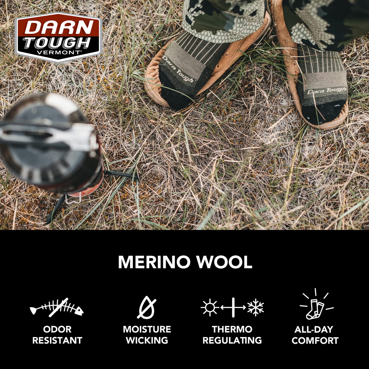 Darn Tough Vermont Men s Boot Midweight Cushion Hunting - Darn Tough Vermont Official Imagery - 6