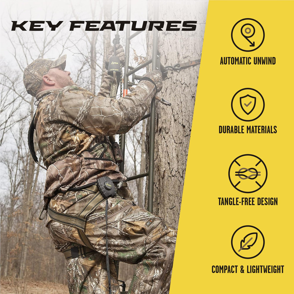 Hunter Safety System Bow Gear Hoist 30 Automatic Unwinding - Hunter Safety System Official Imagery - 6