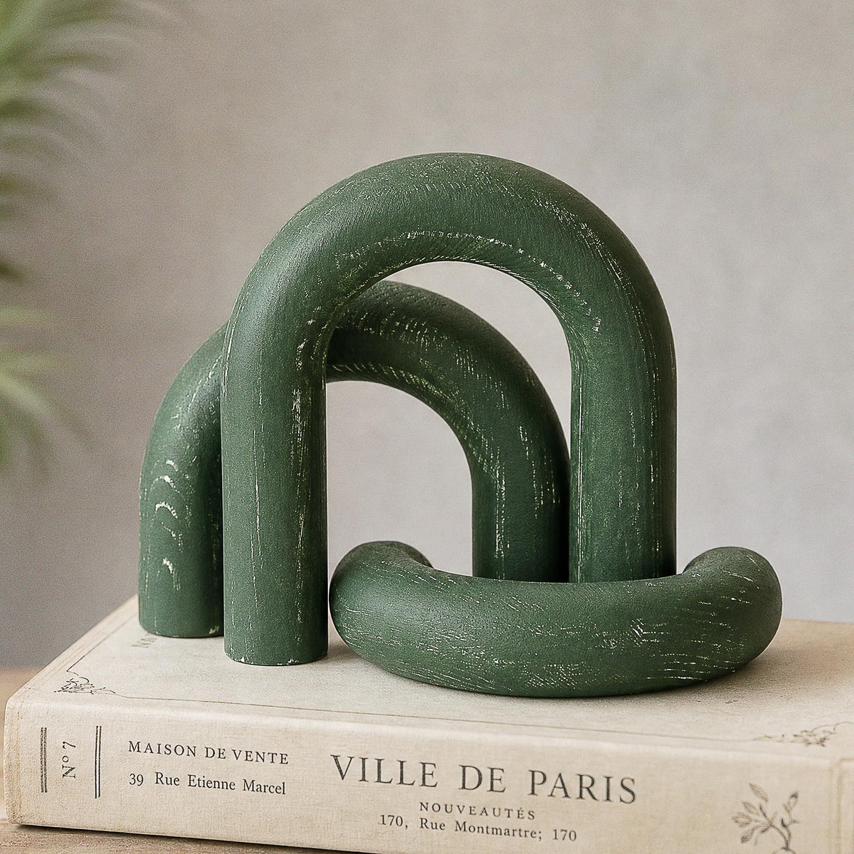 EOSAHR Pine Wood Arch Decor Set Wood Sculpture for Book - EOSAHR Official Imagery - 1