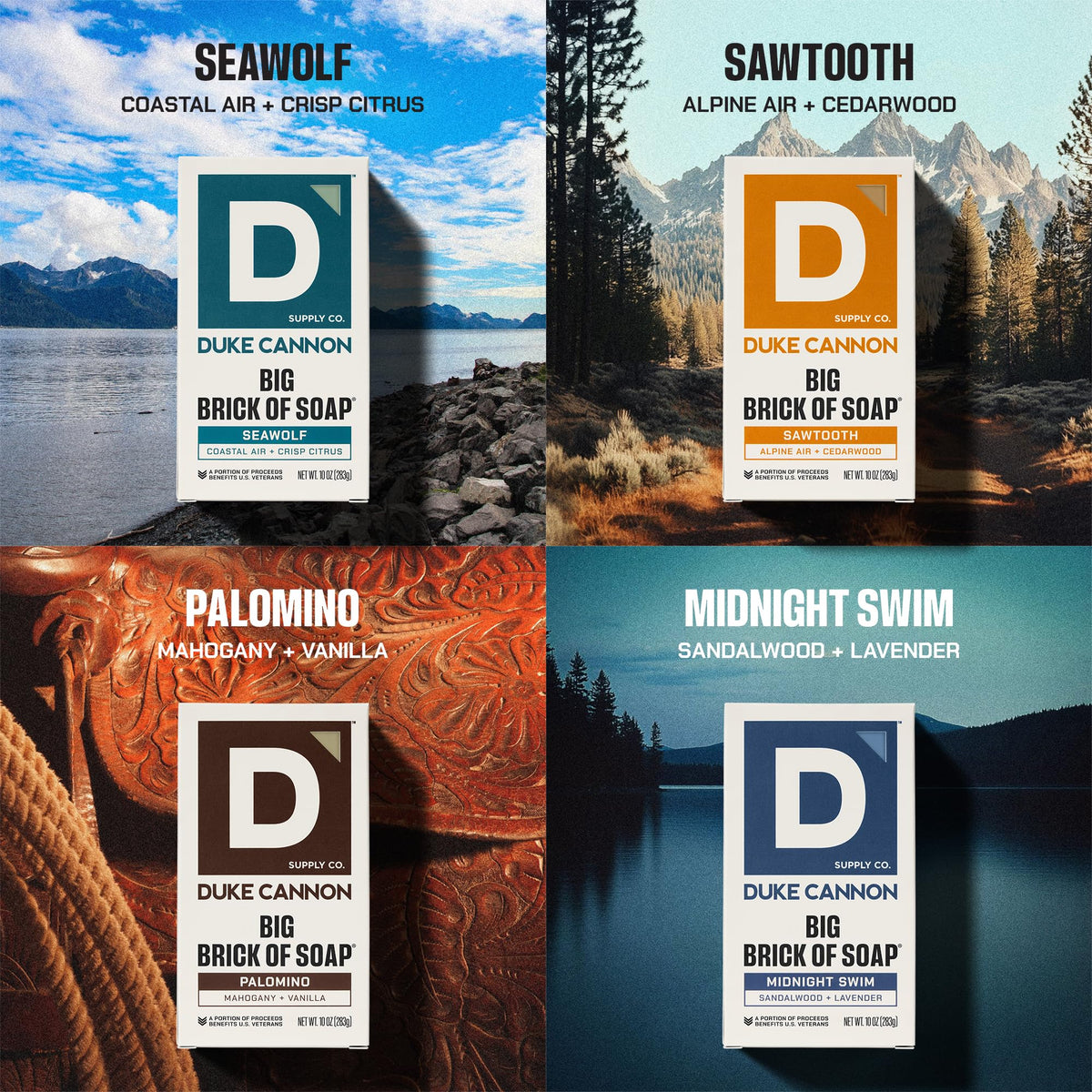 Duke Cannon Big Brick of Soap Variety Pack Midnight Swim - Duke Cannon Supply Co. Official Imagery - 3