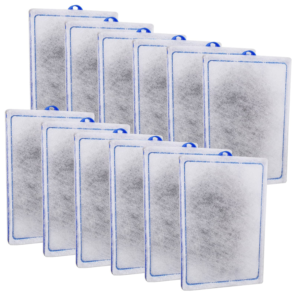 xbbwmrs 12 Pack Large Aquarium Filter Cartridges Compatible - xbbwmrs Official Imagery - 1