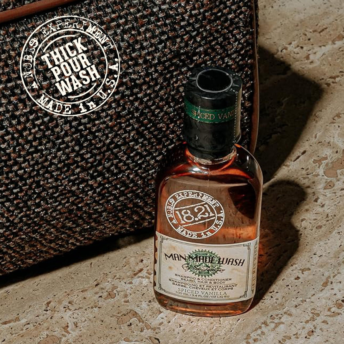18 21 Man Made Original 3 in 1 Body Wash Shampoo Conditioner - Premium Selection Official Imagery - 7