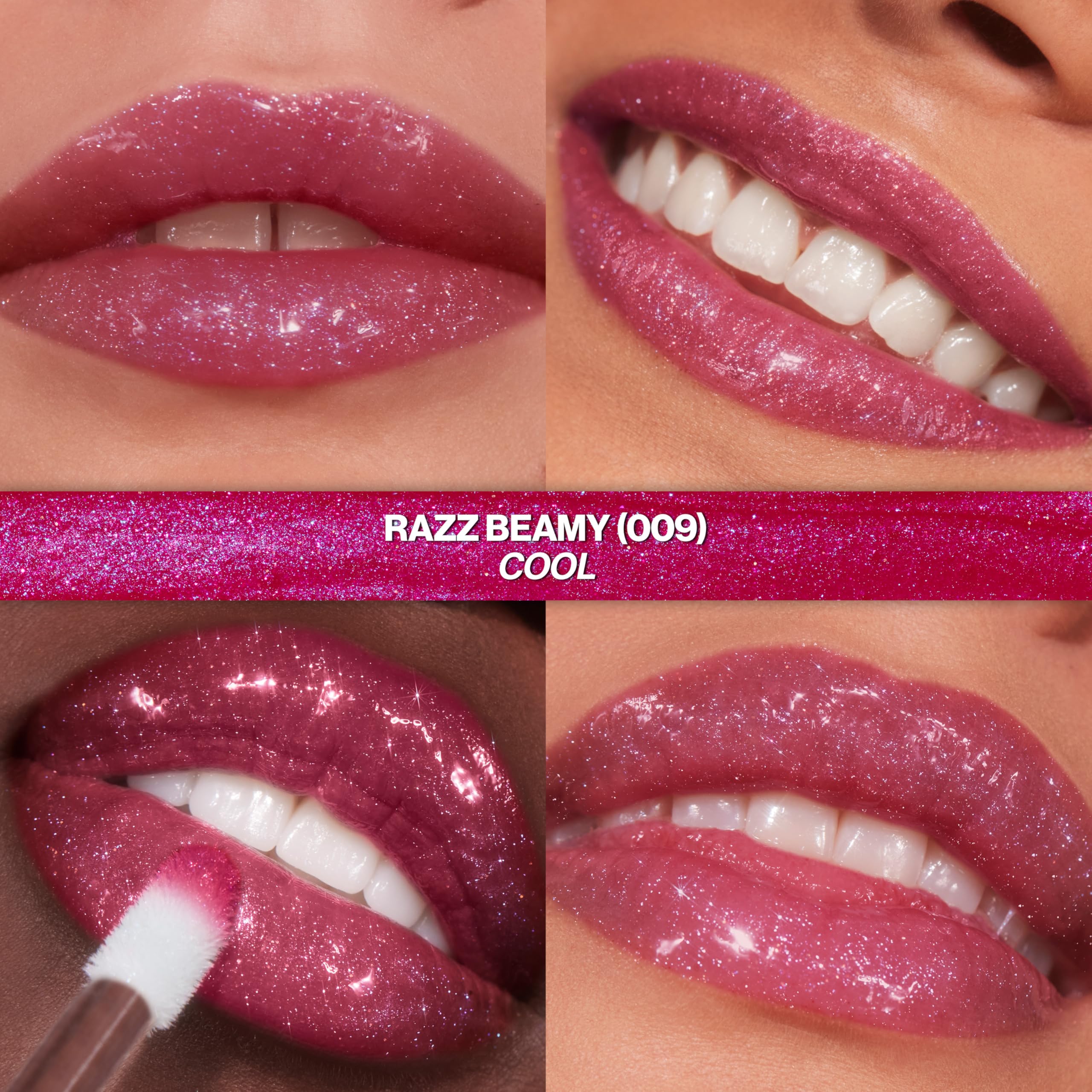 REVLON Super Lustrous Glimmer Gloss, 009 Razz Beamy, 0.13 fl oz - View 3