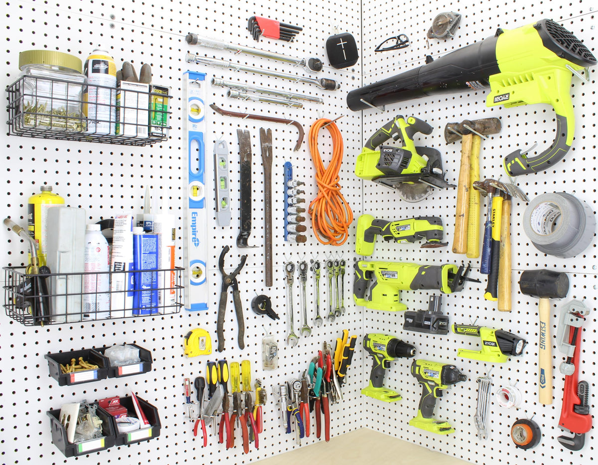 Peg Board Hooks for Hanging Tools with Bins and Baskets Tool - Right Arrange Official Imagery - 3