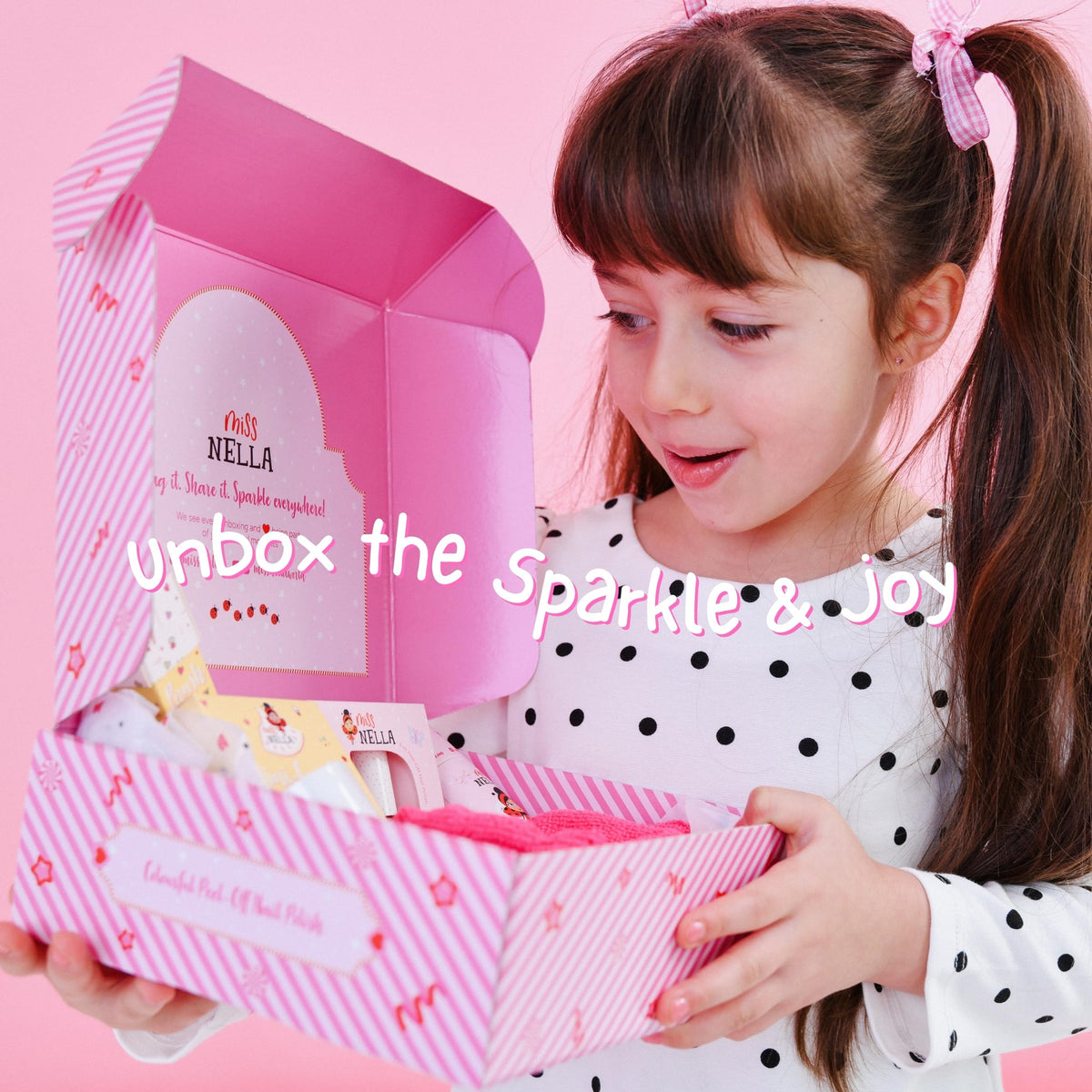 Miss Nella Pure Joy Christmas Gift Box Kids Makeup Set with - MISS NELLA Official Imagery - 5