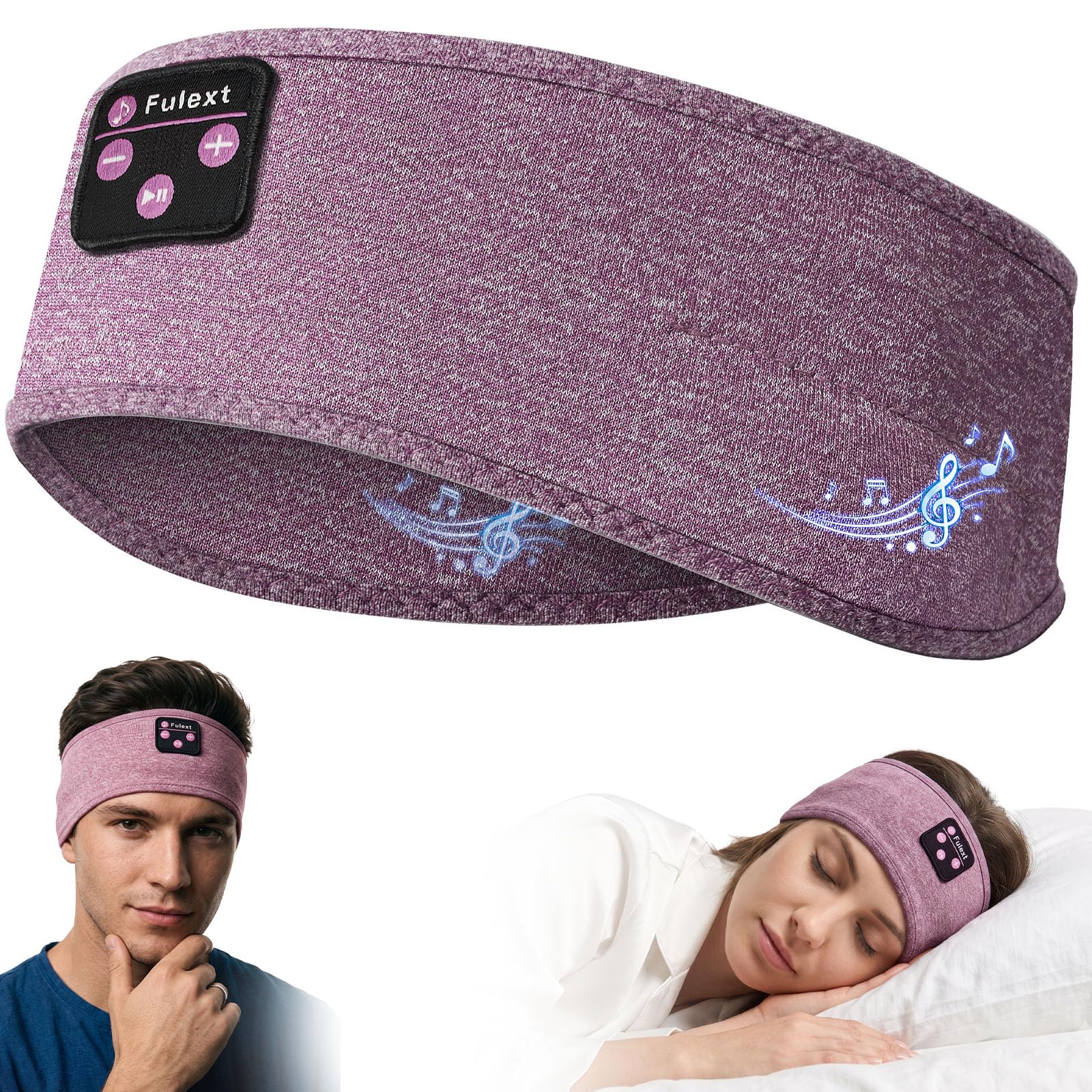 Fulext Sleep Headphones Bluetooth 5.4 Headband, Sleeping Headphones with Built-i - Fulext Official Product View 10