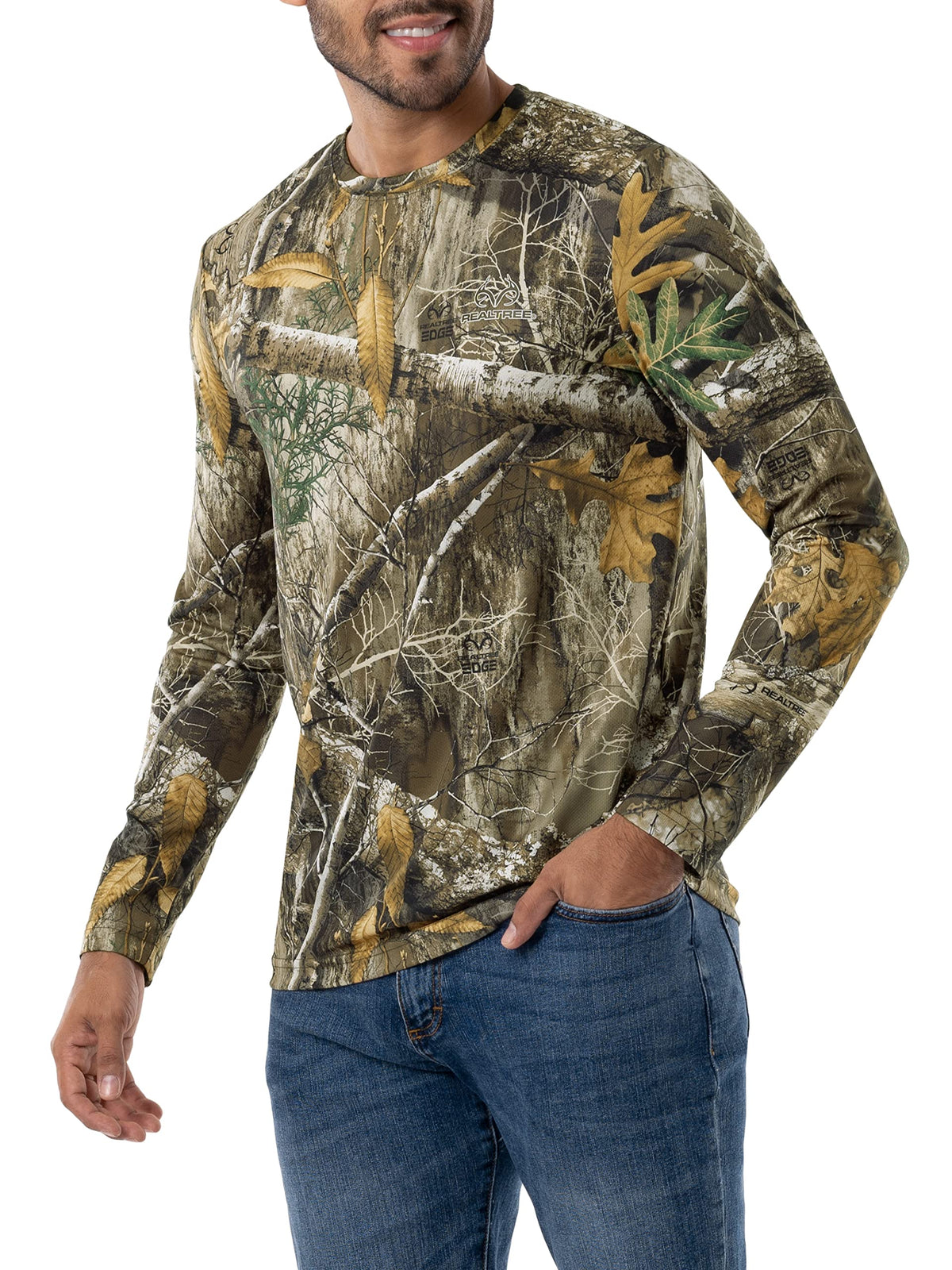 Realtree Men s 2 Pack Long Sleeve Performance Tees - Realtree Official Imagery - 7