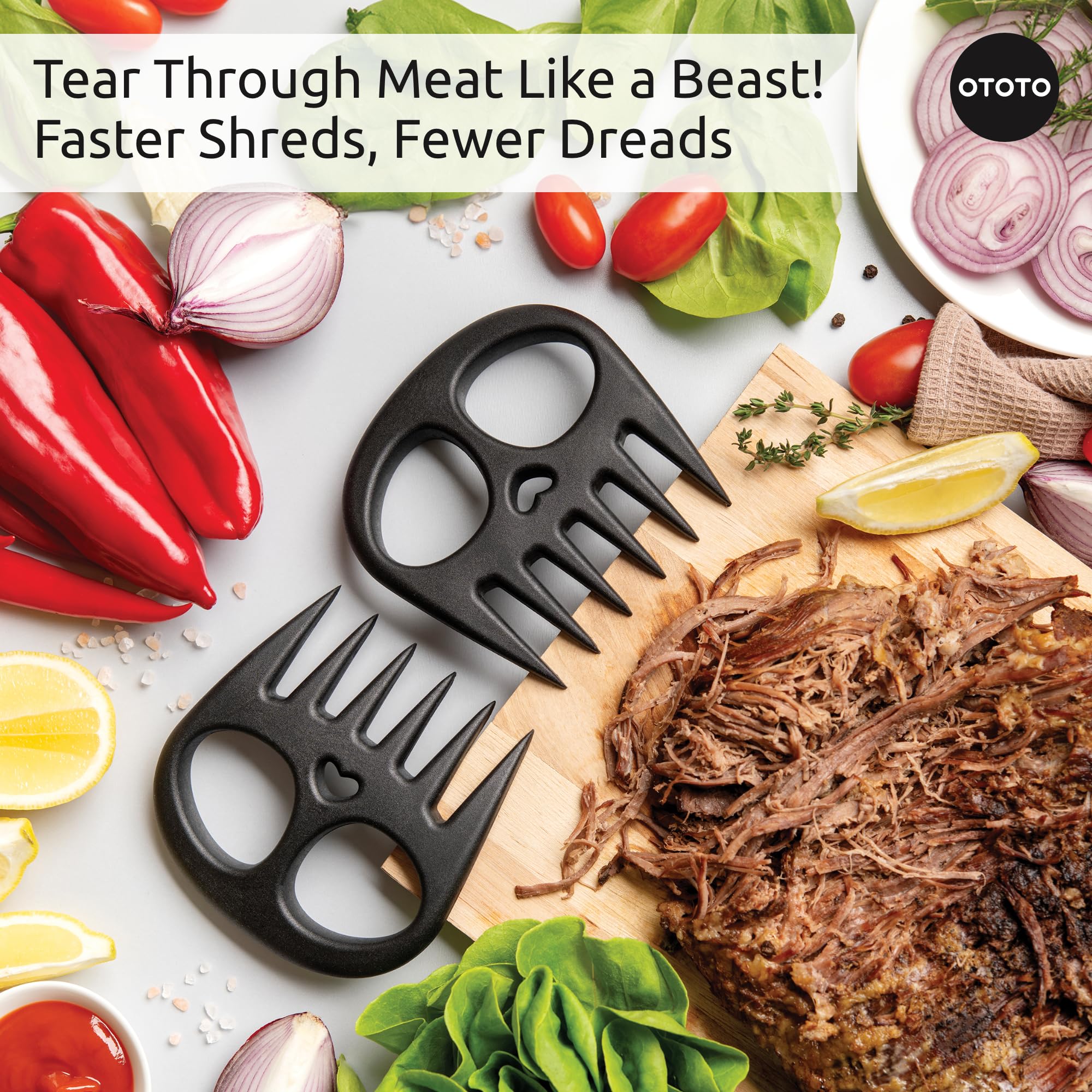 OTOTO New Meat Muncher Meat Claws - Meat Shredder Claws, BBQ Accessori - View 4
