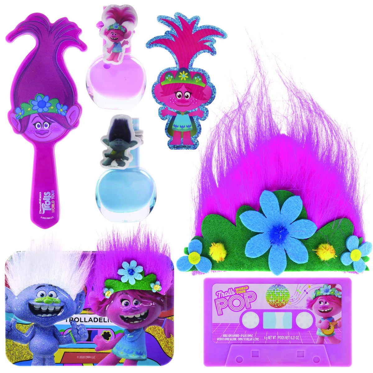 Townley Girl Trolls World Tour Hair Lip and Nail Cosmetic - Townley Girl Official Imagery - 3