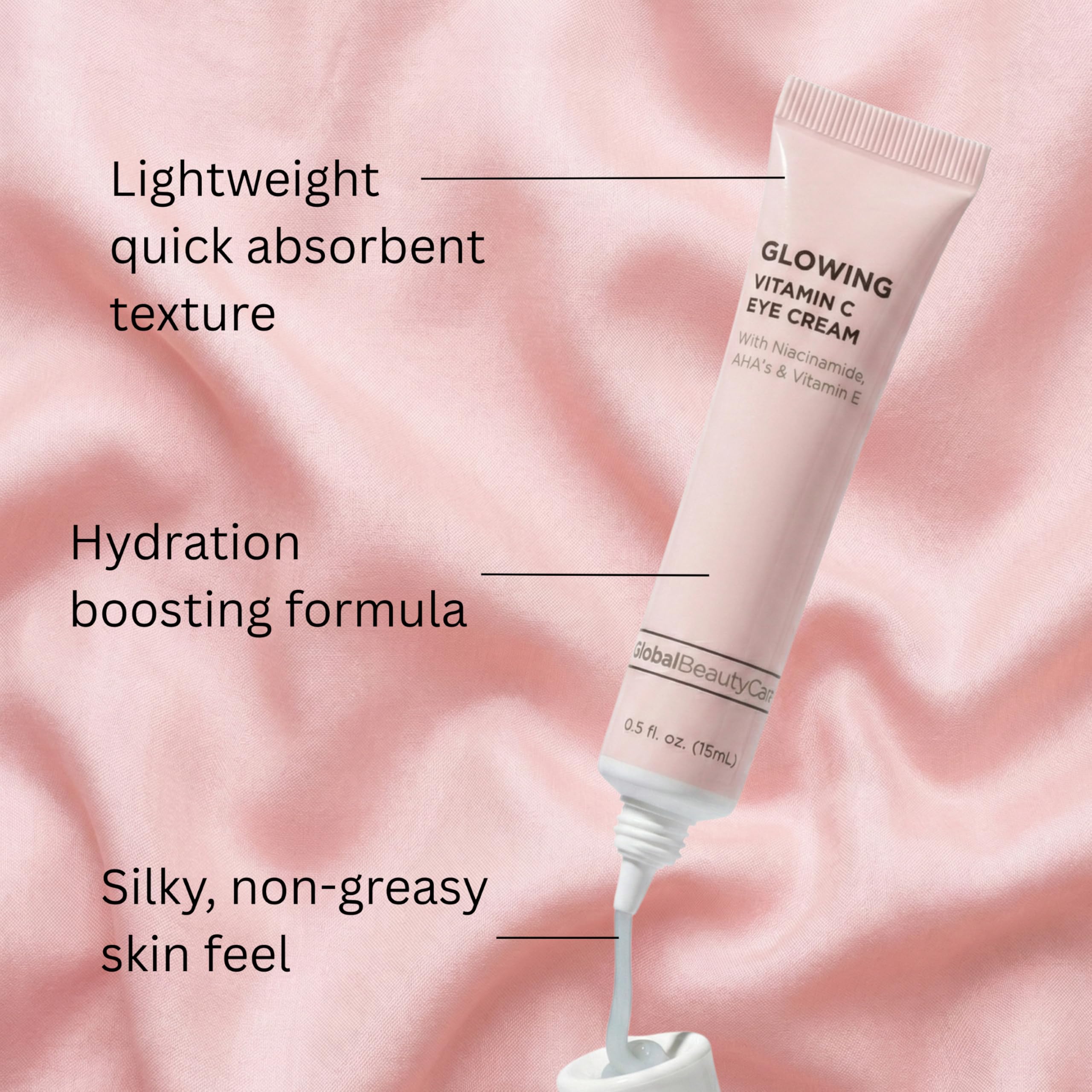 Global Beauty Care Glowing Vitamin C Eye Cream – Radiant Under - Global Beauty Care