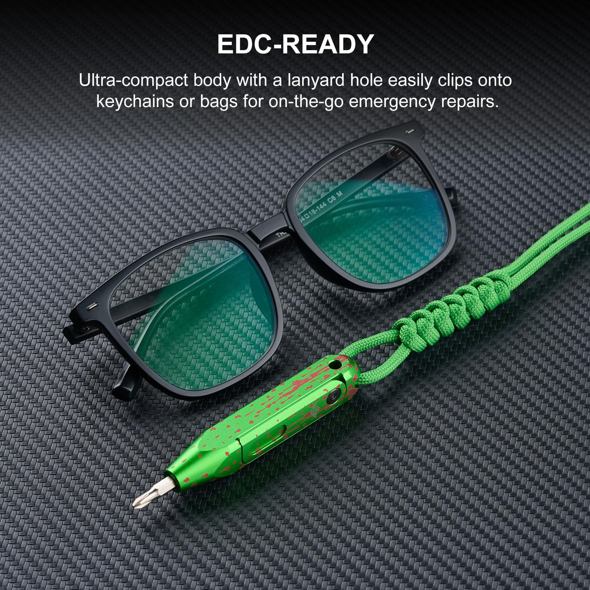 OKNIFE Otacle D1 6061 Aluminum 9 in 1 Small EDC Pocket - OKNIFE Official Imagery - 6