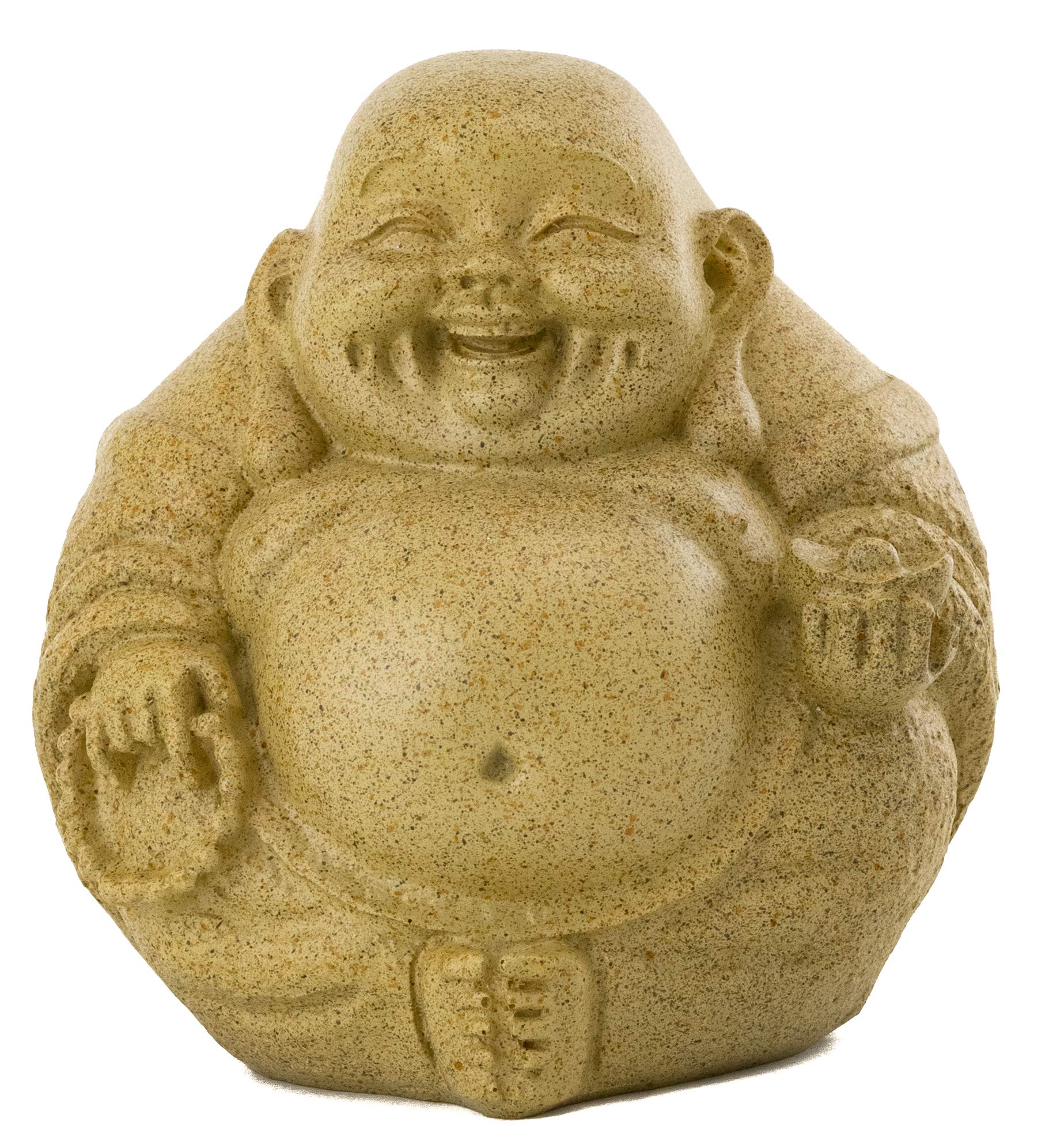 Top Collection Mini Happy Buddha Laughing Statue - Hand Painted - Product Imagery