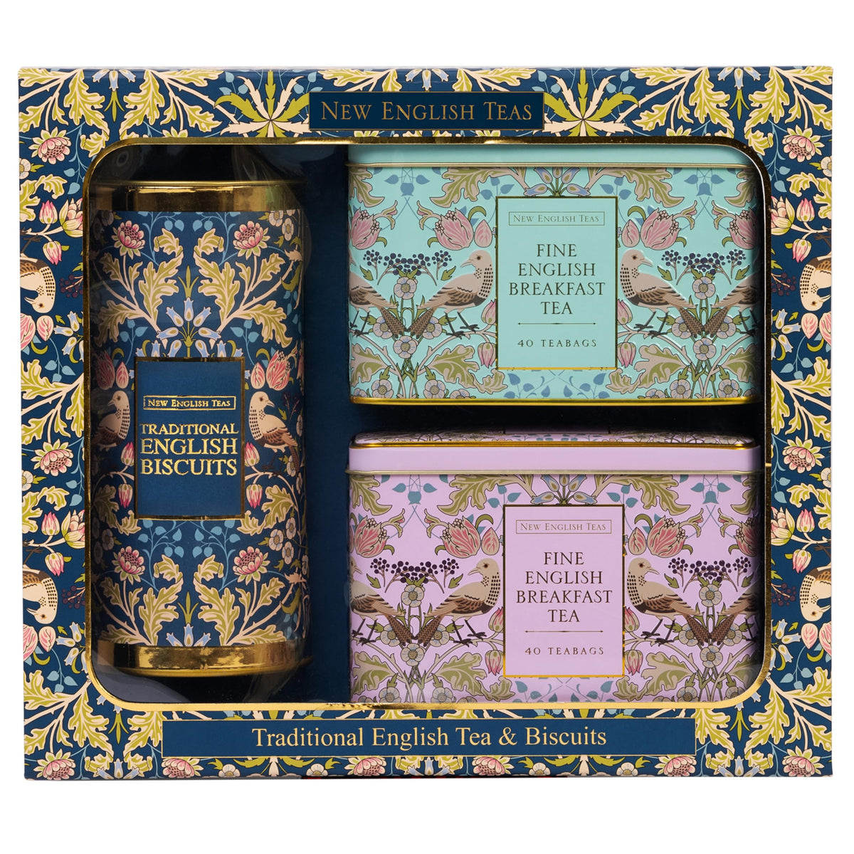 New English Teas Song Thrush British Tea Cookies Gift Set - New English Teas Official Imagery - 2