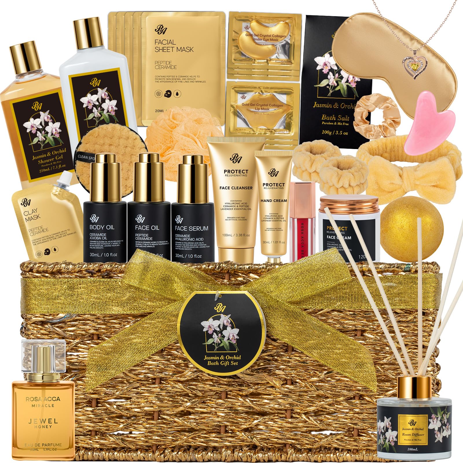 35 Pcs Gifts for Women, Lavender Bath &amp; Body Gift - RA ROSA ACCA