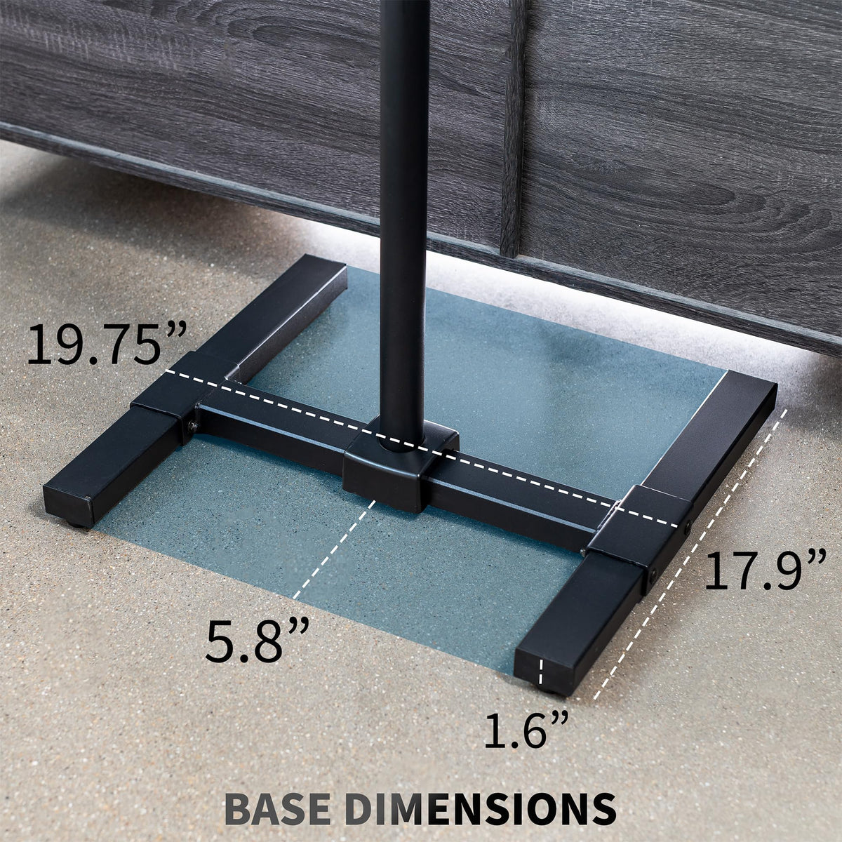 VIVO TV Floor Stand for 13 to 50 inch Flat Panel LED LCD - VIVO Official Imagery - 5