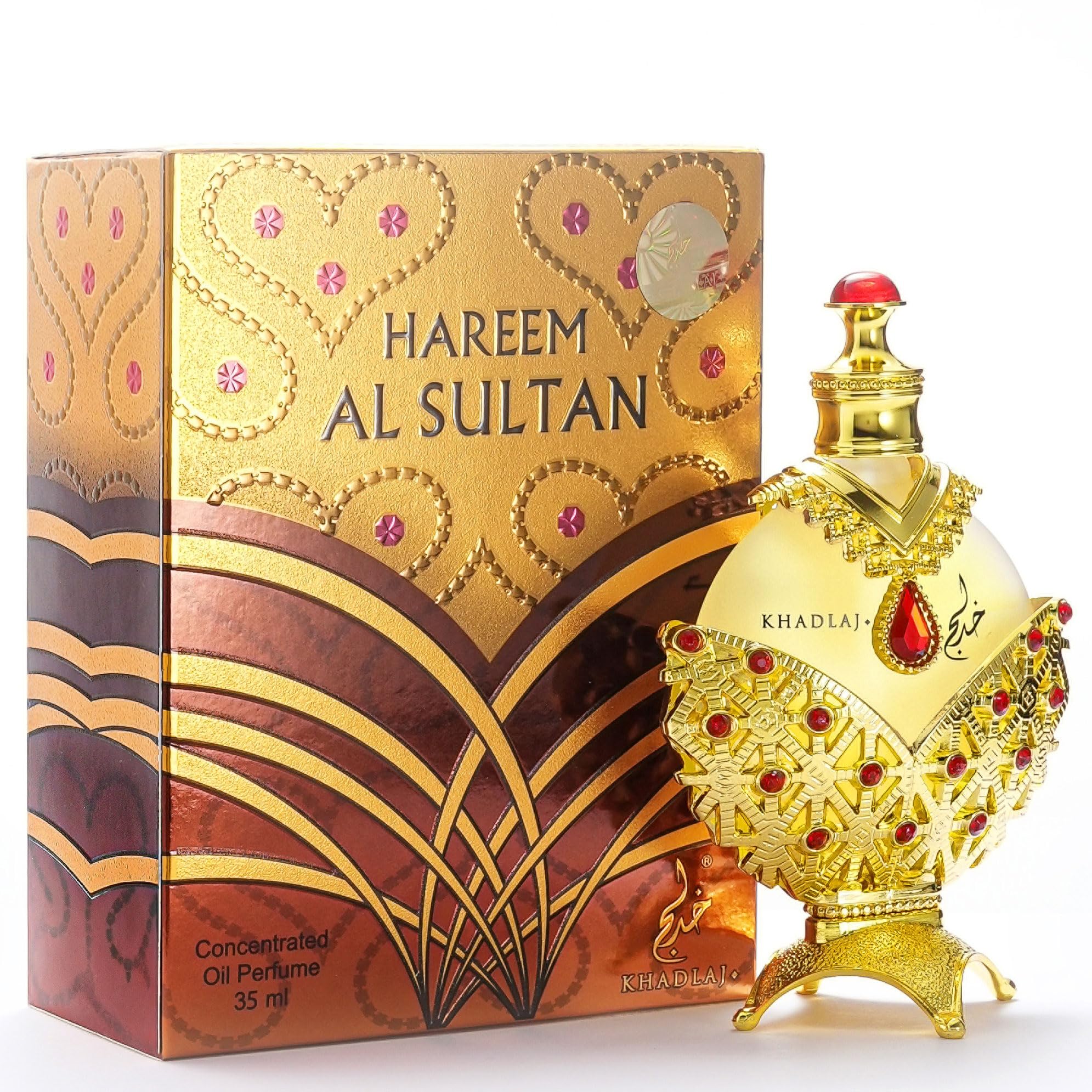 Khadlaj Hareem Sultan Gold Concentrated Perfume Oil for Women, - Product Imagery