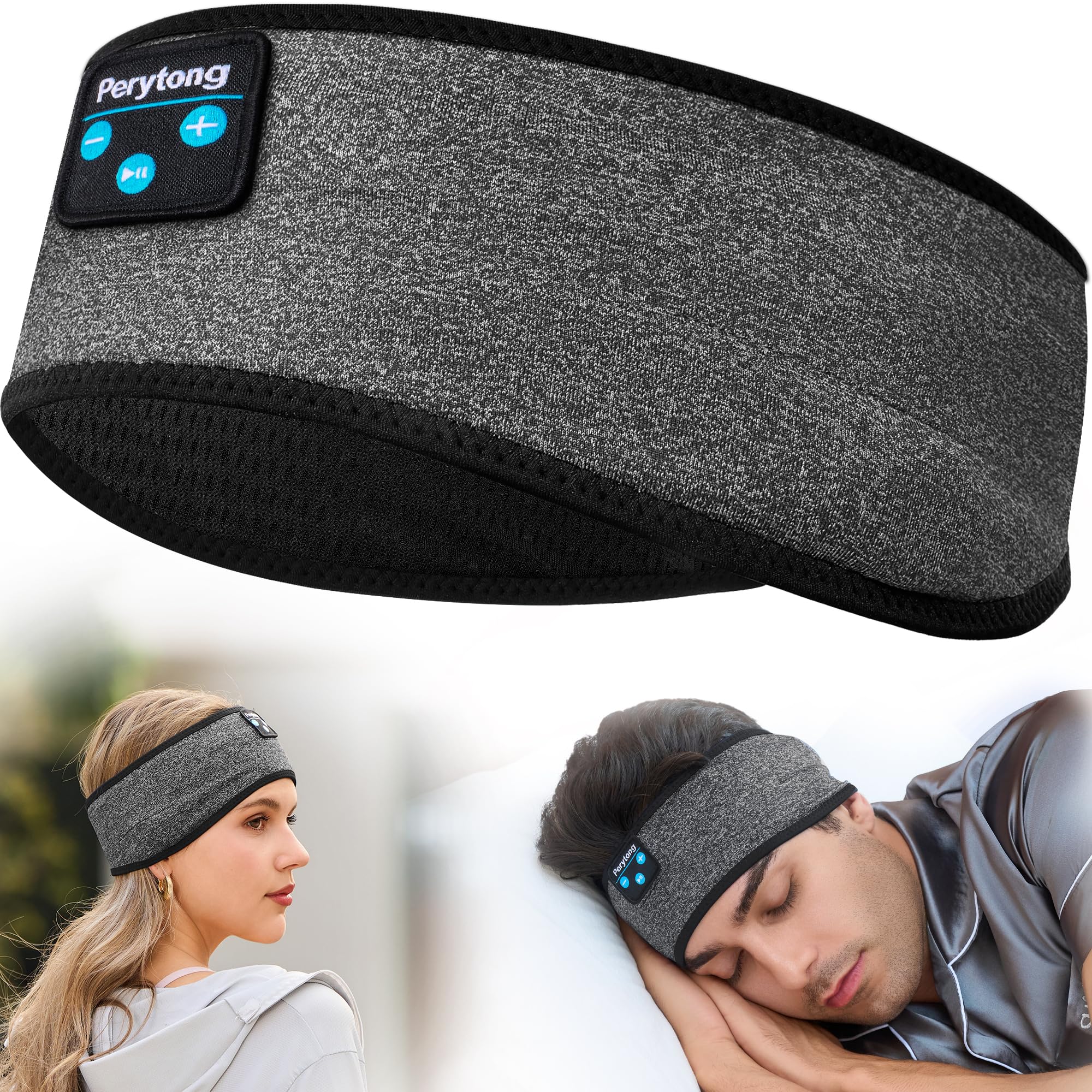 Perytong Sleep Headphones Wireless, Bluetooth Sports Headband Headphones with Ul - Perytong Official Product View 1