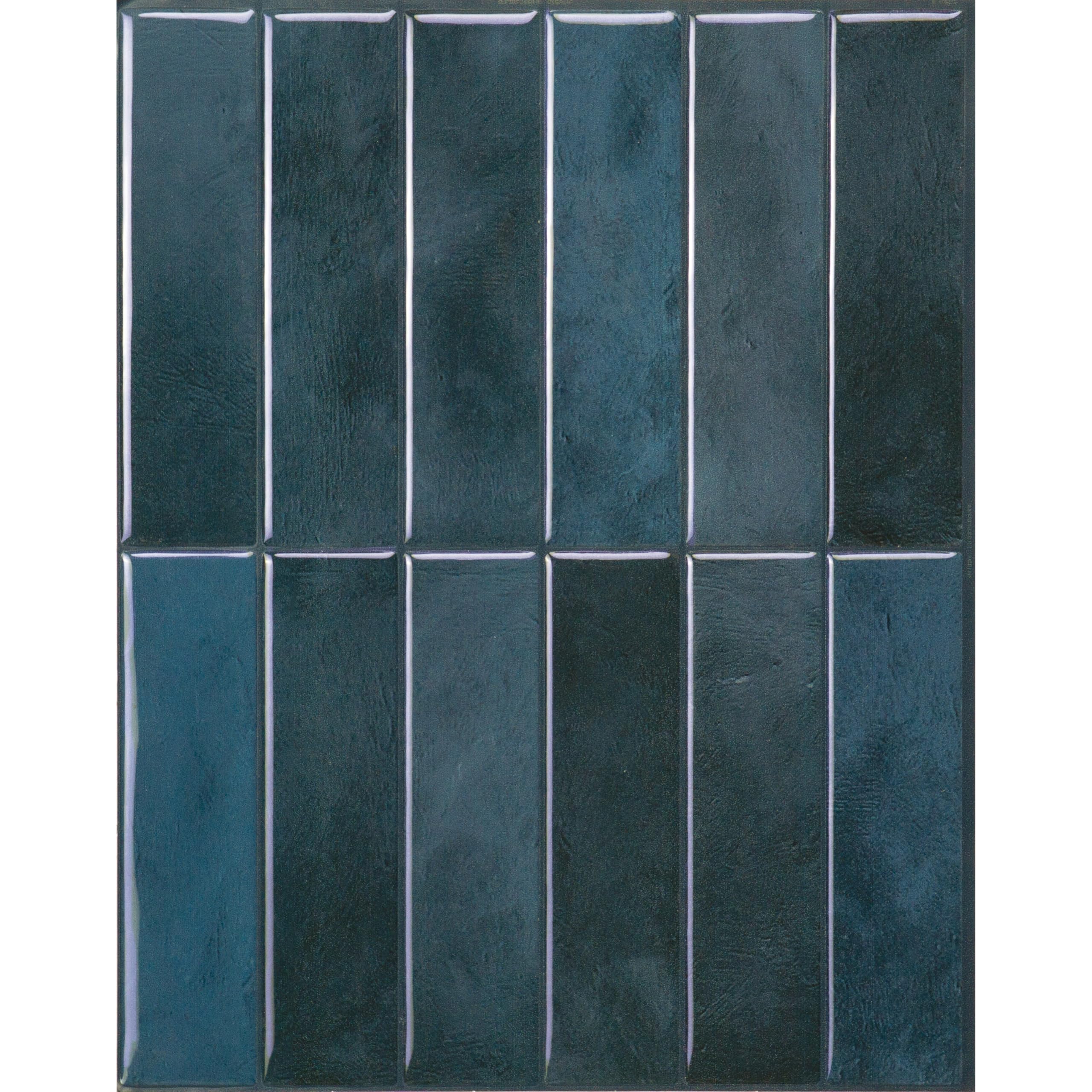 Smart Tiles Peel and Stick backsplash, Stacked White & Grey, 11.4 - Smart Tiles Official Product View 9