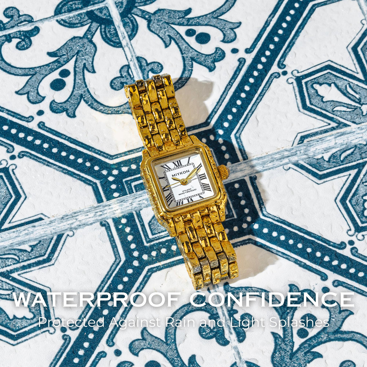 Miykon Womens Square Dainty Vintage Jewelry Bracelet Watch - Miykon Official Imagery - 6