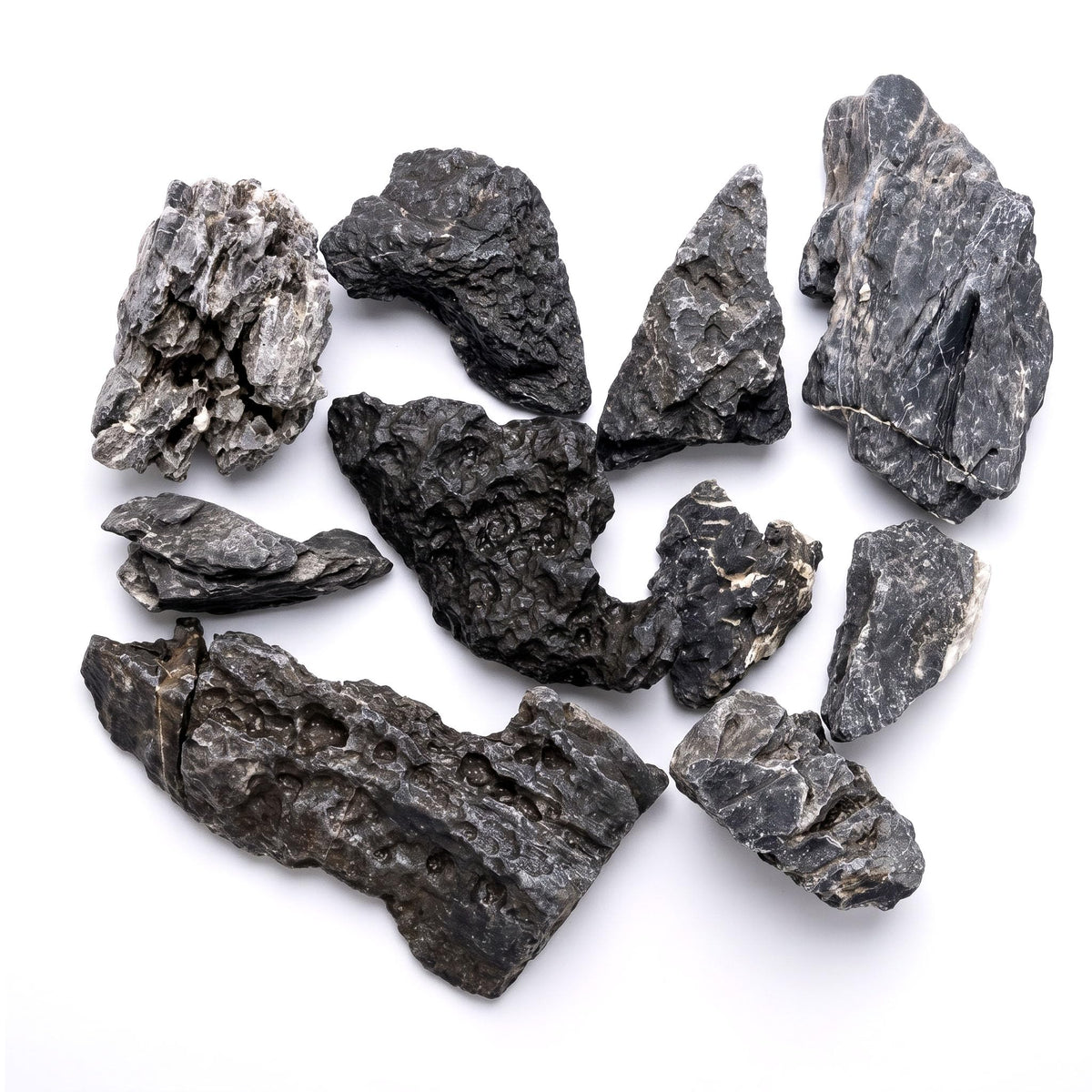 Seiryu Stone Aquascaping Rocks 5 lb Aquarium Stone Set - Korvuli Official Imagery - 1
