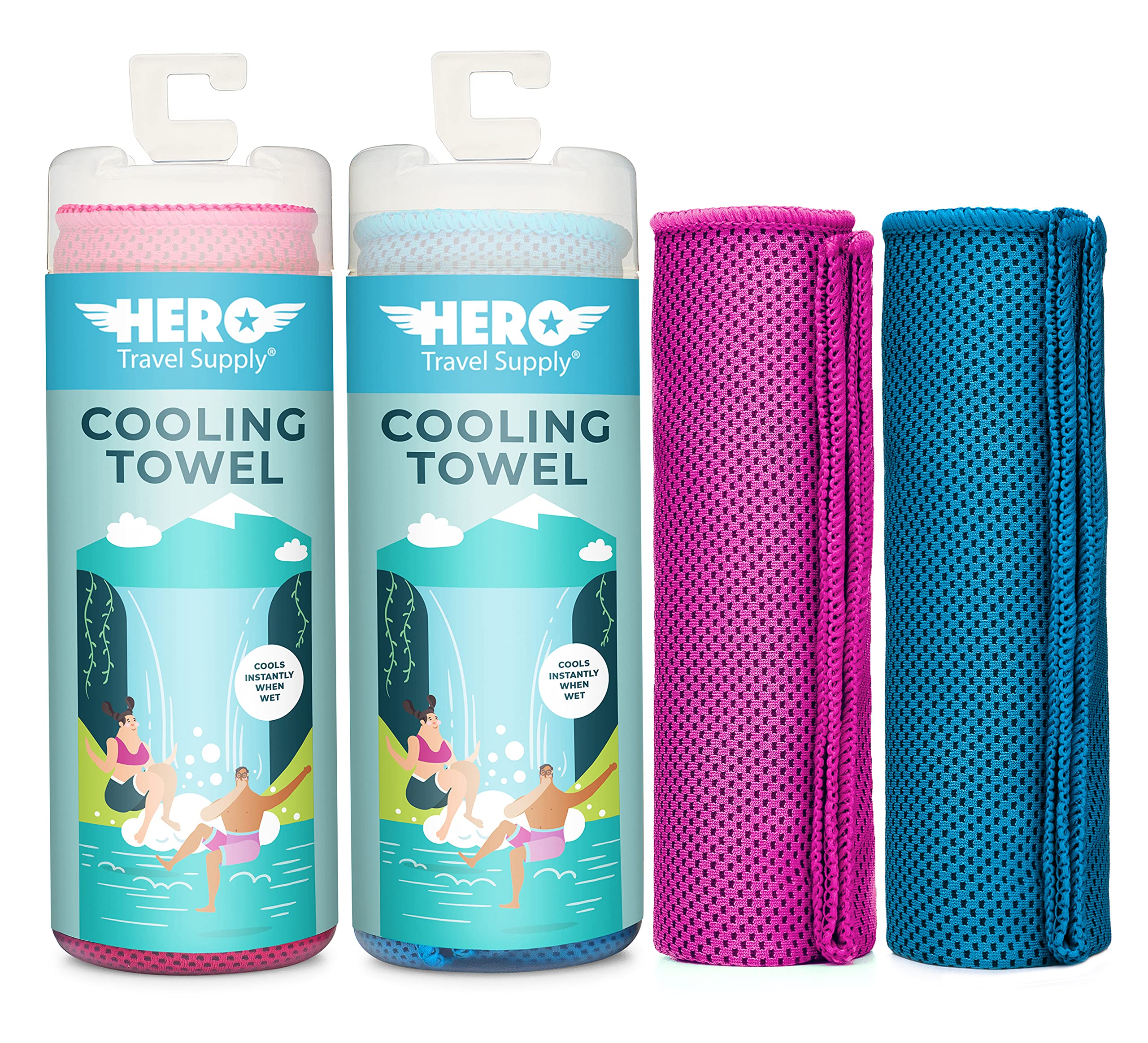 Hero Travel Supply Hero Cooling Towel for Travel, Hiking, Sports, Yoga - View 1