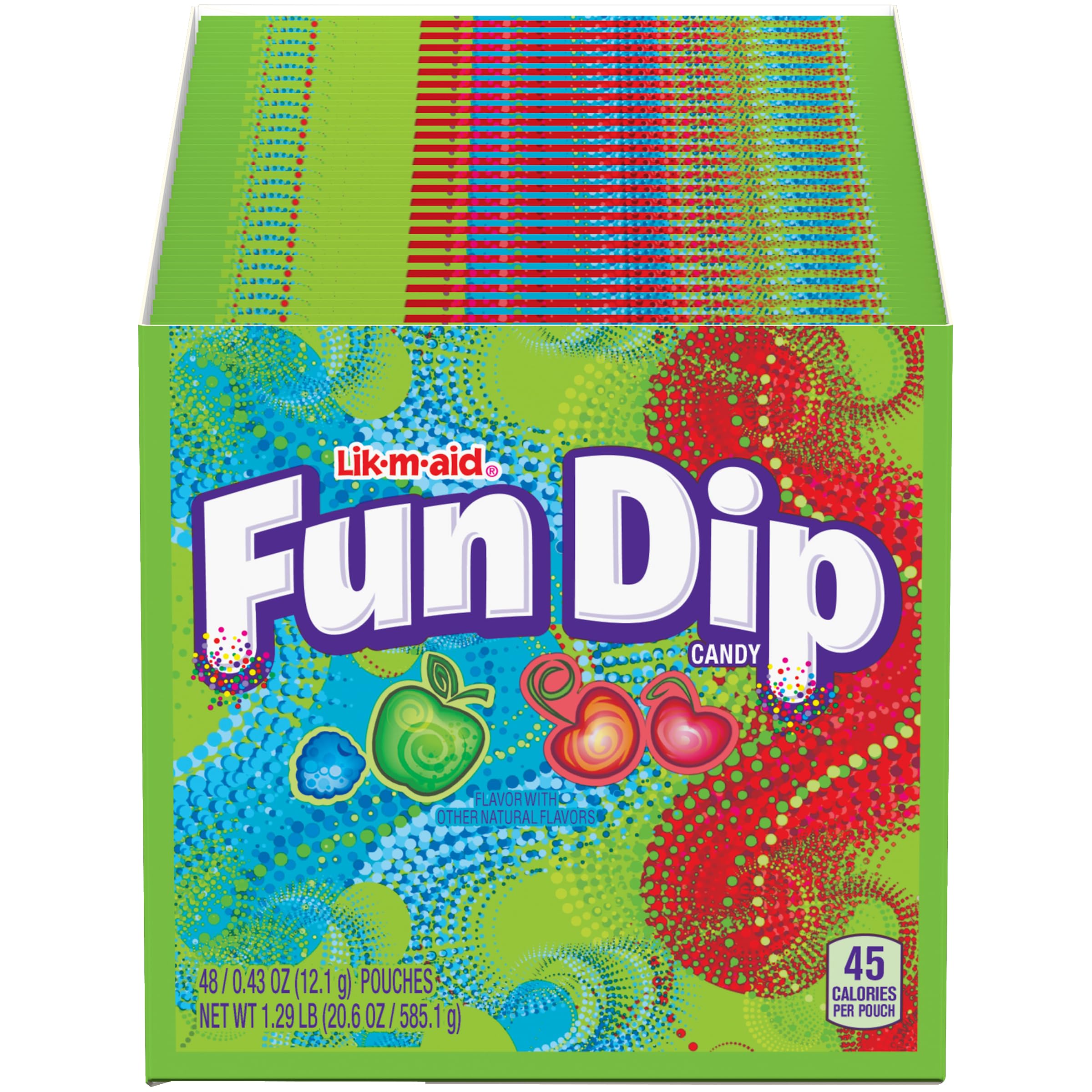 Fun Dip Assorted Flavor Party Pack - 48 Piece Pack, 0.43 oz - Product Imagery