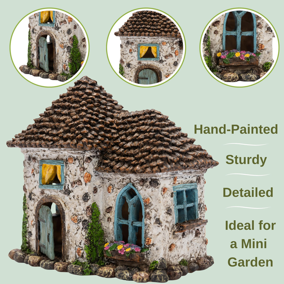 Fairy Garden House Kit for Outside - PRETMANNS Official Imagery - 5
