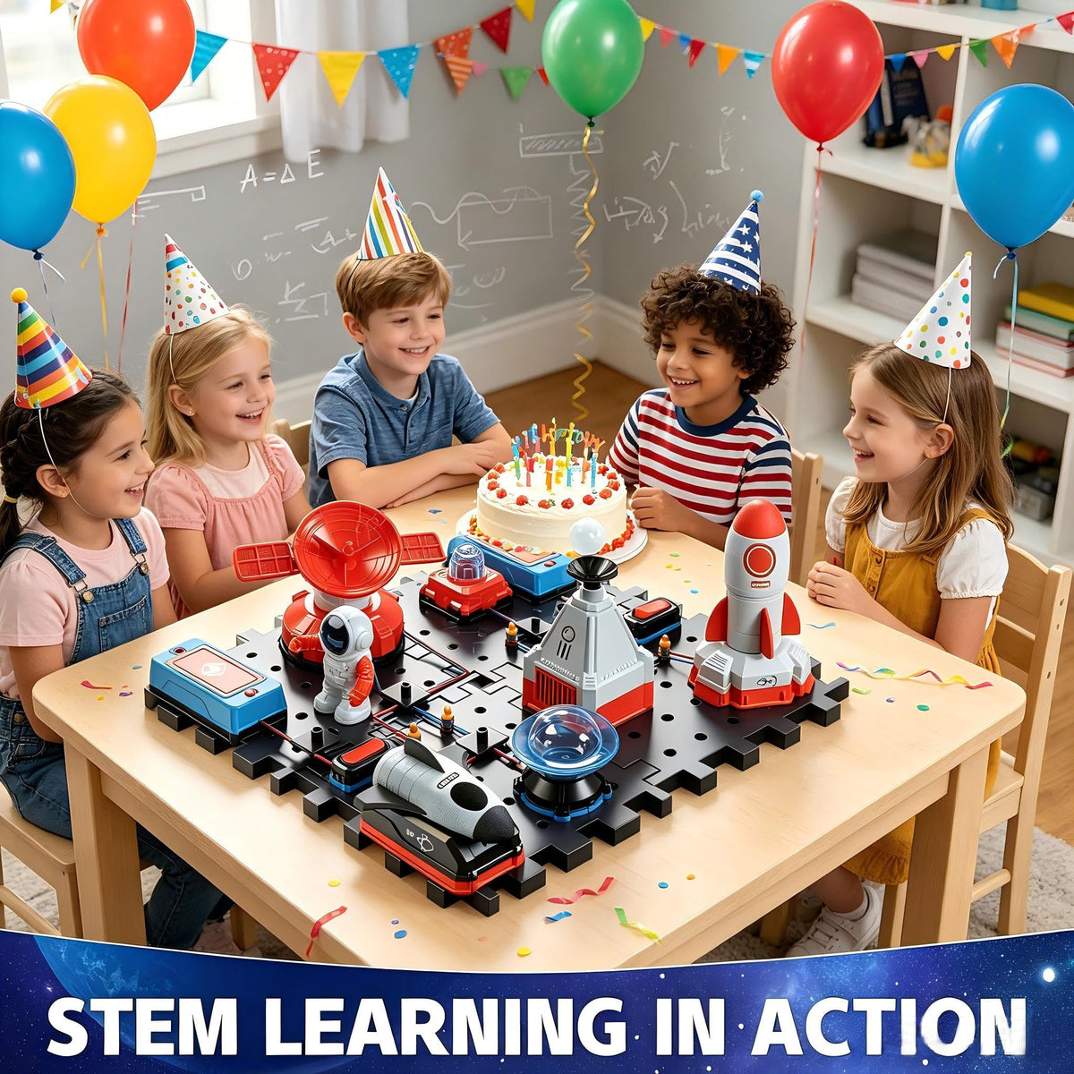 STEM Circuit Kit for Kids Ages 6 35 PCS Electronics Set with - AUQBYRD Official Imagery - 7
