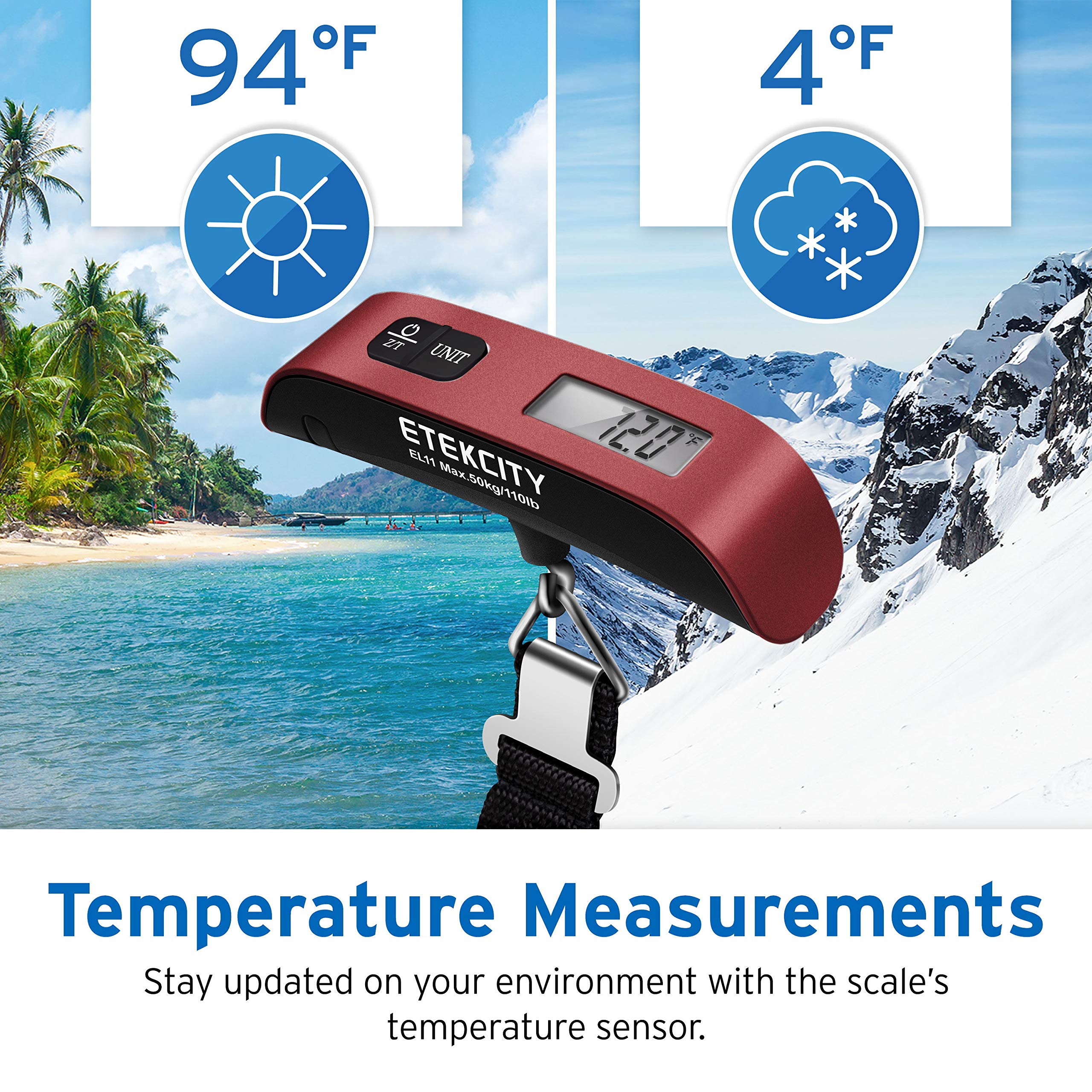 Etekcity Luggage Scale, Digital Weight Scales for Travel Accessor - Etekcity Official Product View 9