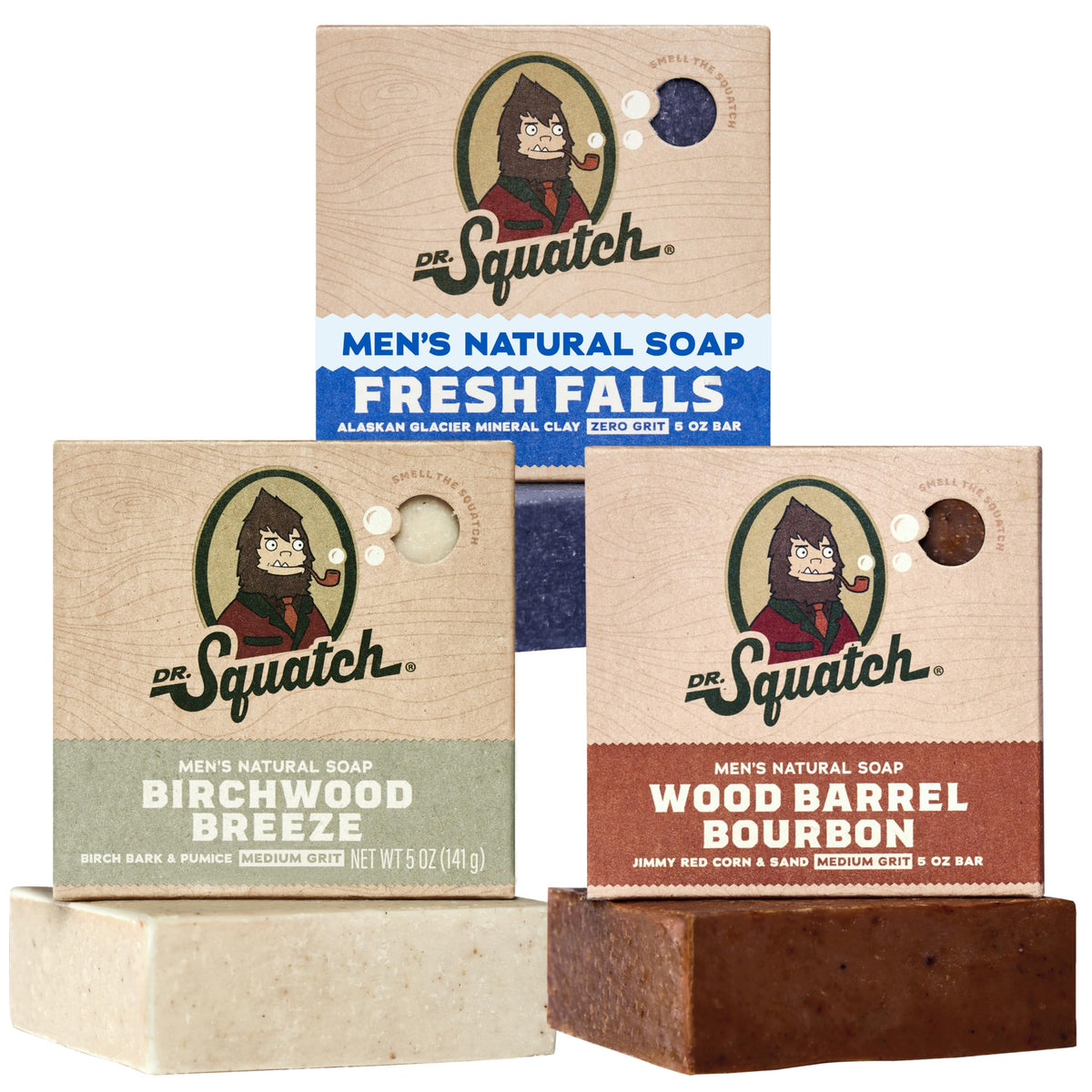 Dr Squatch Natural Men s Bar Soap Body Soap Bar - Dr. Squatch Official Imagery - 2