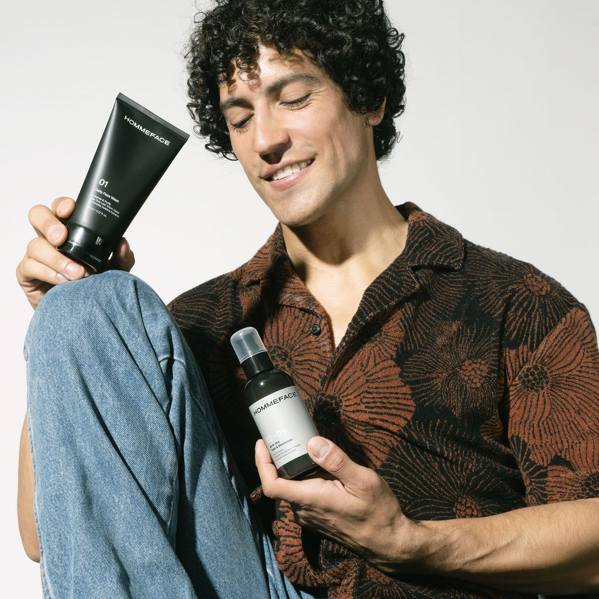 Men s Easy Duo Daily Skincare Set 2ct For Oily Acne Prone - HommeFace Official Imagery - 4