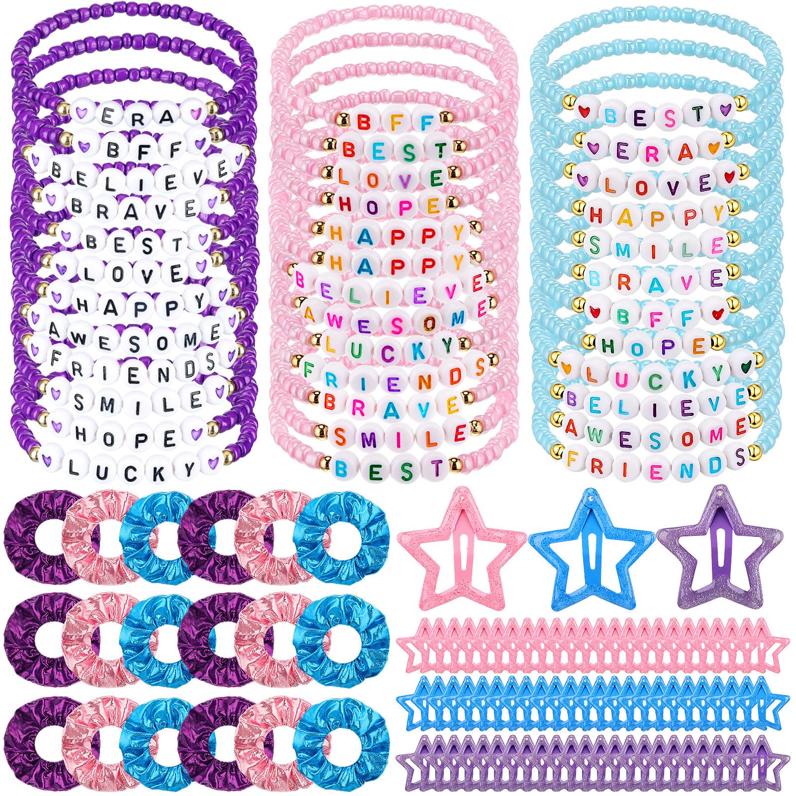 Kenning 126 Pcs Kpop Party Favors 36 Friendship Bracelets 18 - Product Imagery