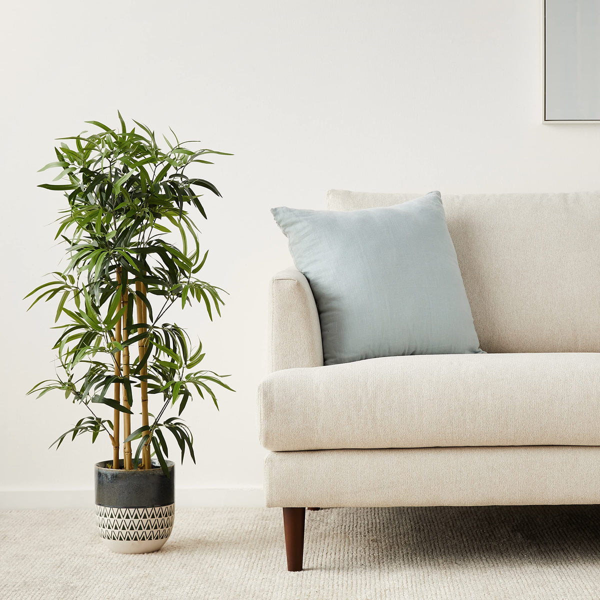 Amazon Basics Artificial Bamboo Plant with Plastic Planter - Amazon Basics Official Imagery - 3