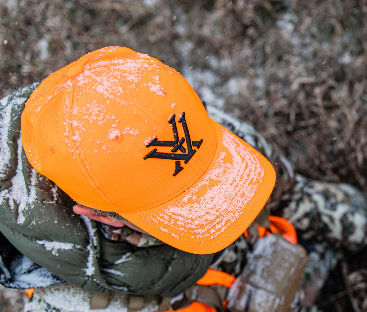 Vortex Blaze Orange Hunting Snapback Hat - Premium Selection Official Imagery - 7