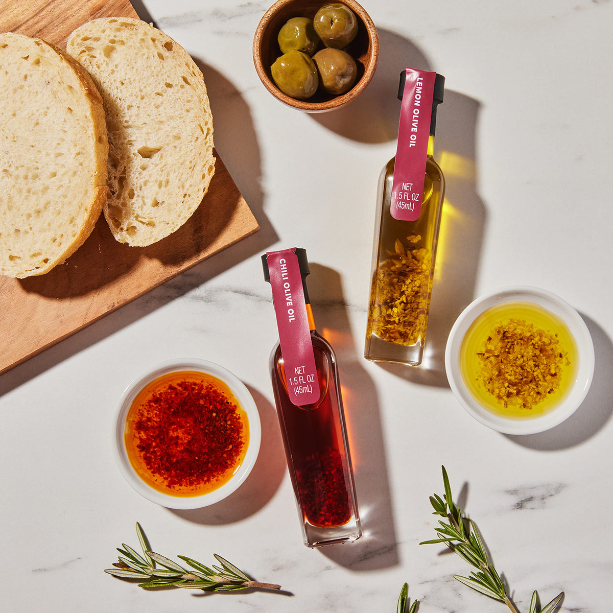 Spice Infused Olive Oil Gift Set Spanish Extra Virgin - Thoughtfully Official Imagery - 5