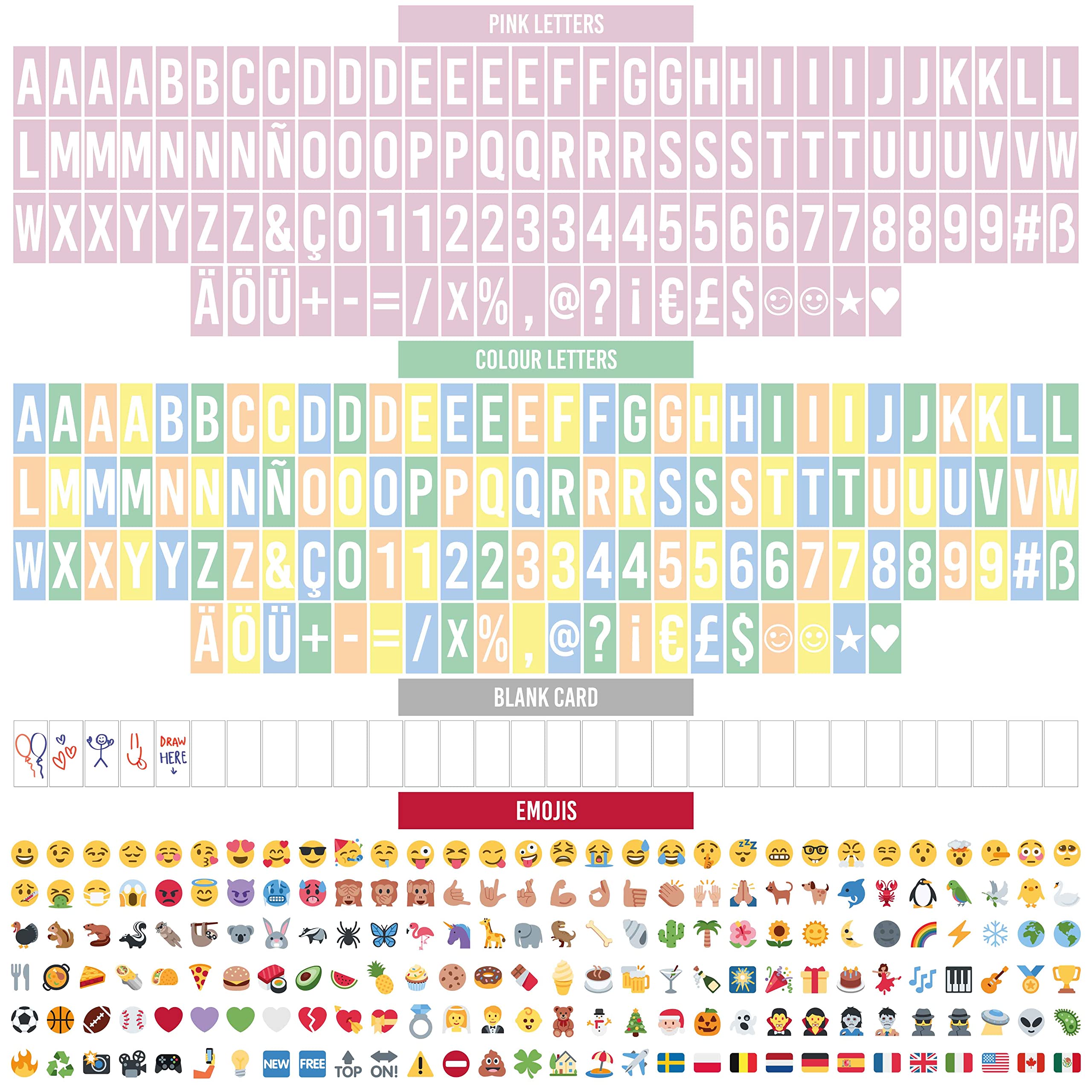 BONNYCO Pink Cinema Light Box with 400 Letters, Emojis, 2 Markers by BONNYCO - Angle View 4
