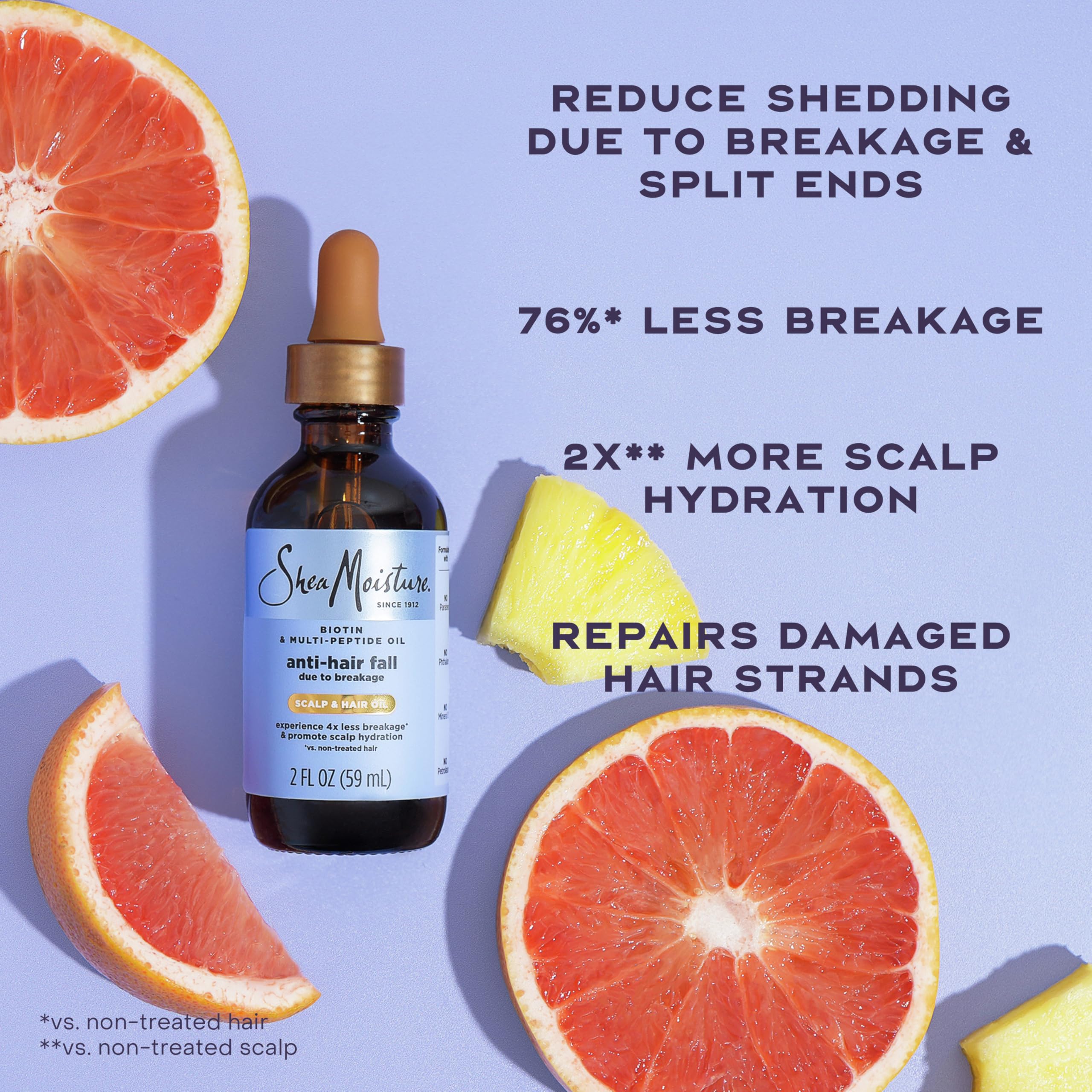 Elefair Tech Shea Moisture Anti - Hair Fall Scalp & Hair Oil with Biotin - Elefair Tech Official Product View 5
