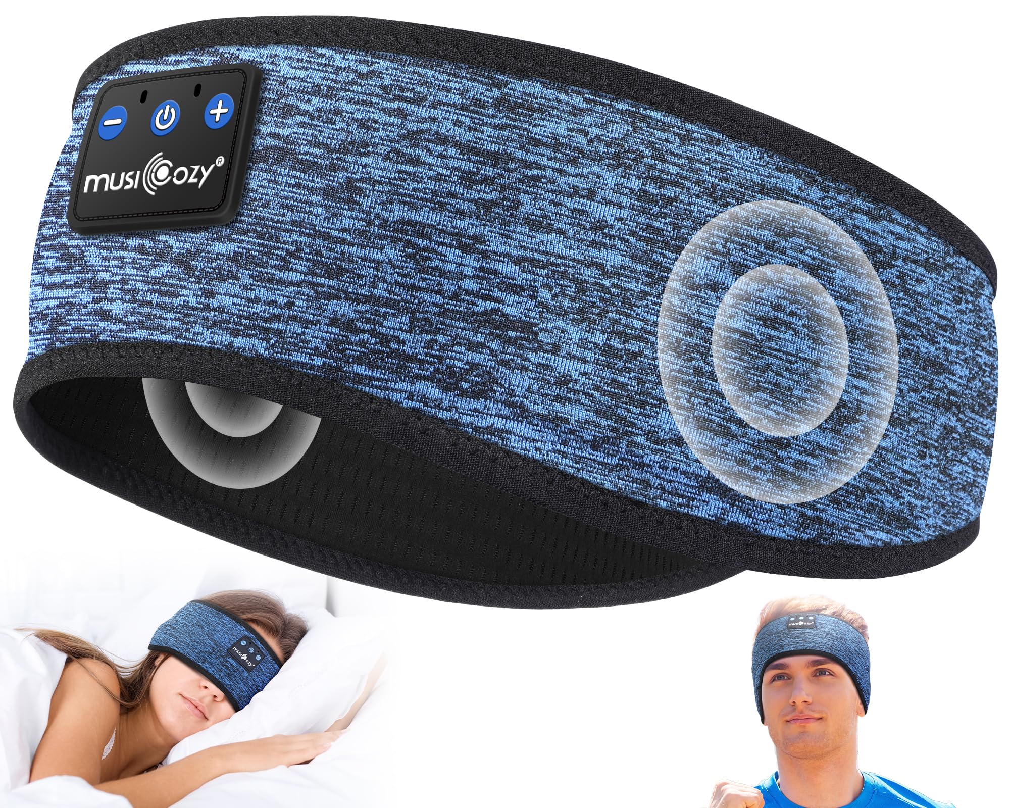 MUSICOZY Bluetooth 5.4 Sleep Headphones Headband Sports Wireless by MUSICOZY - Angle View 10