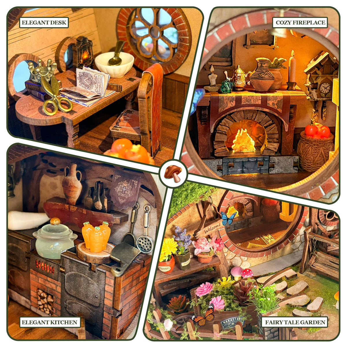 Book Nook Kit DIY Miniature House 3D Wooden Puzzle - Miggley Official Imagery - 6